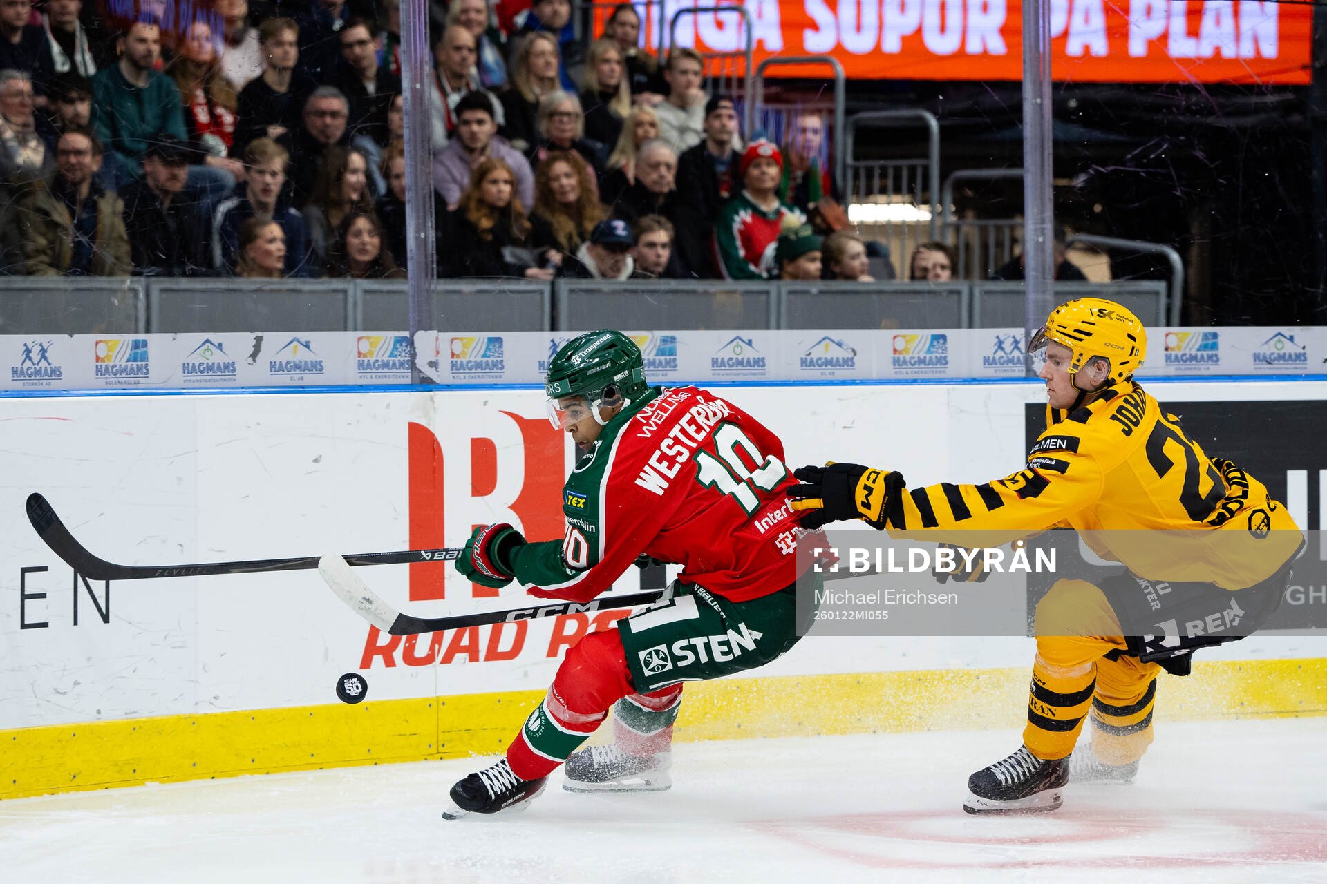 Frölundas Max Westergård och Skellefteås Pontus Johansson