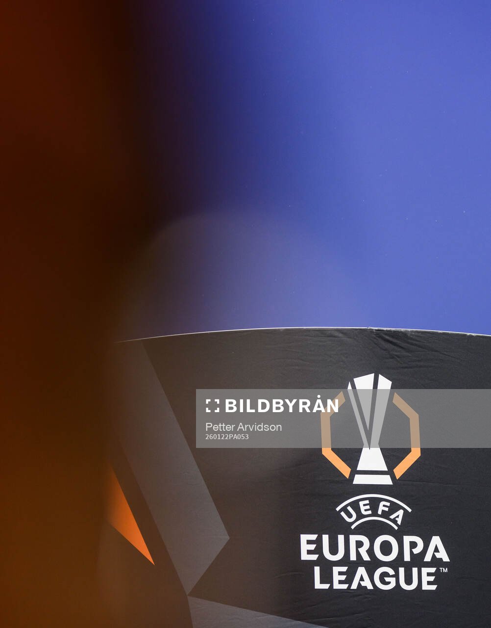 General view of UEFA Europa League signs