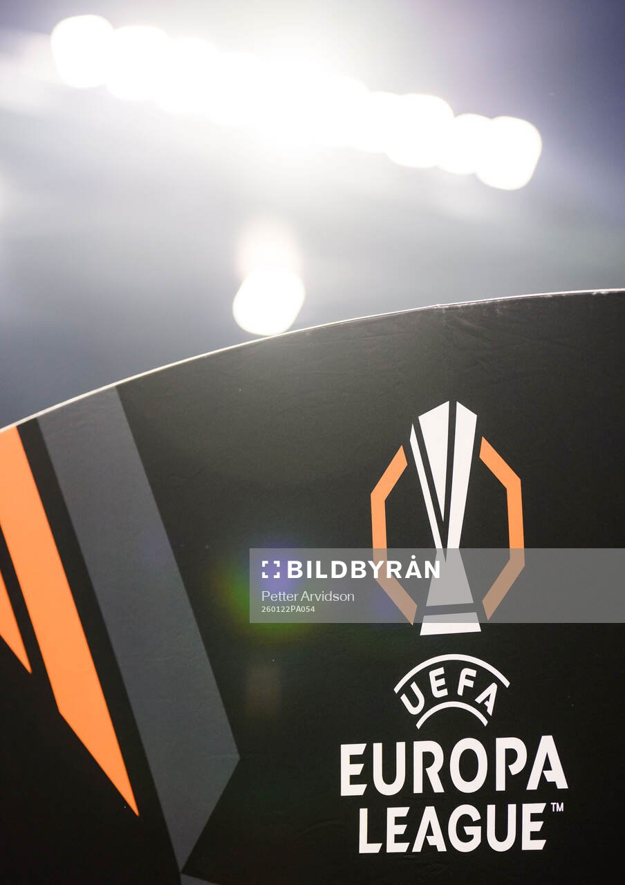 General view of UEFA Europa League signs