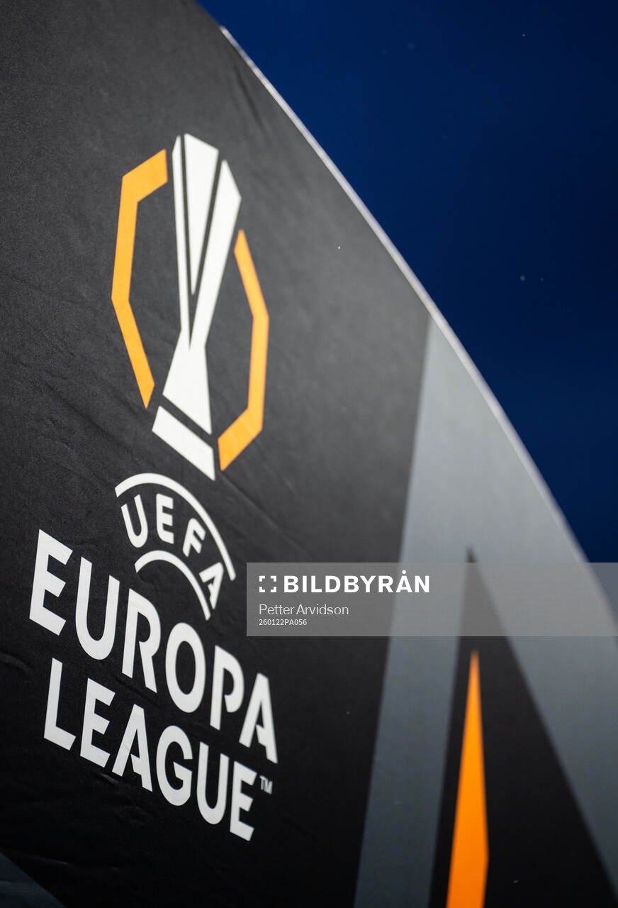 General view of UEFA Europa League signs
