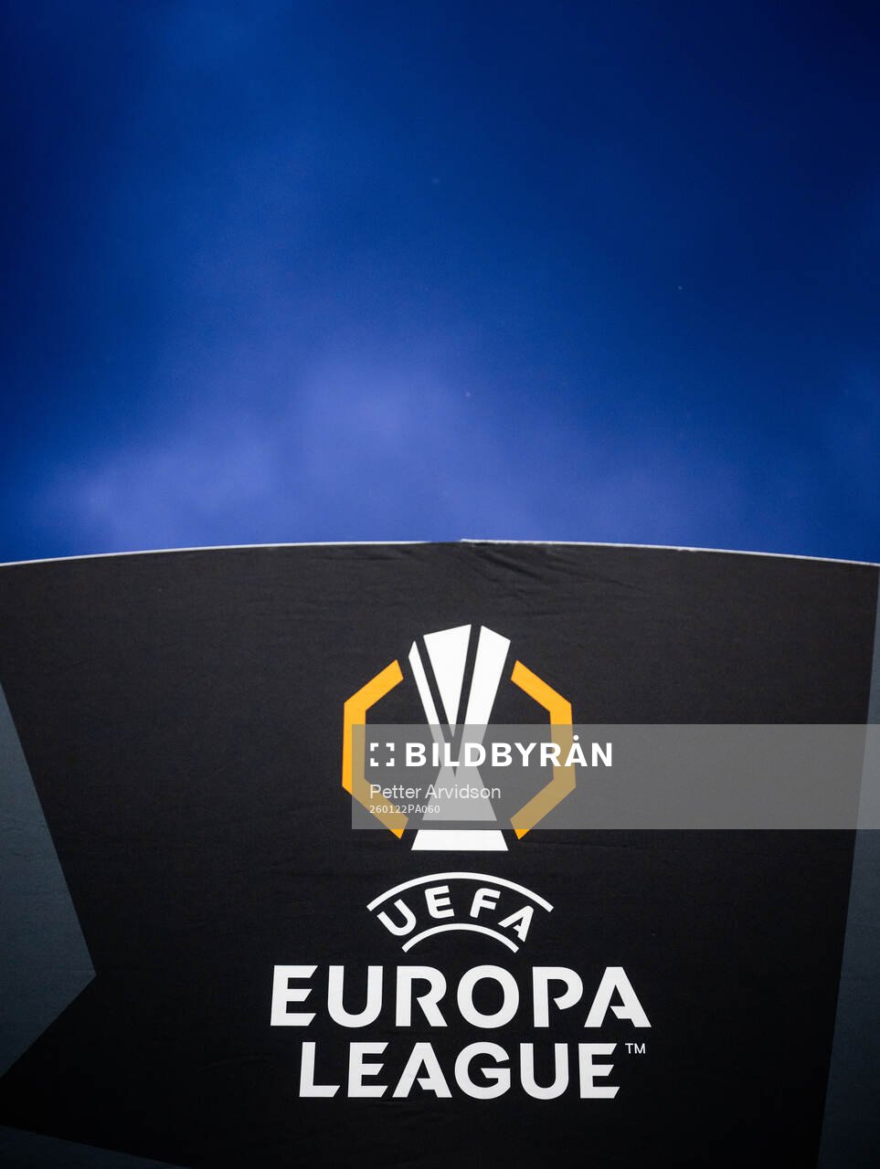 General view of UEFA Europa League signs
