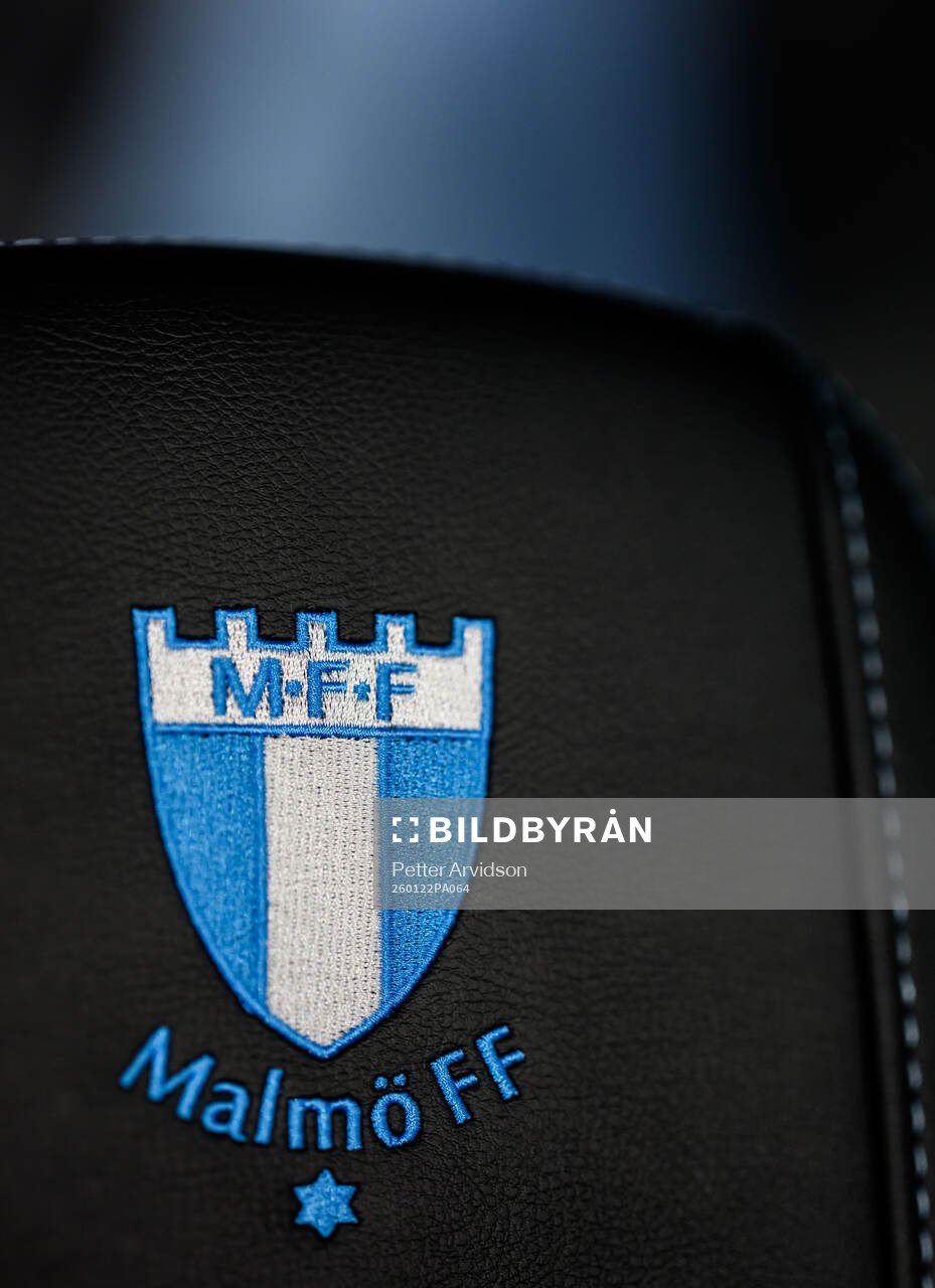 General view of logo of Malmö FF