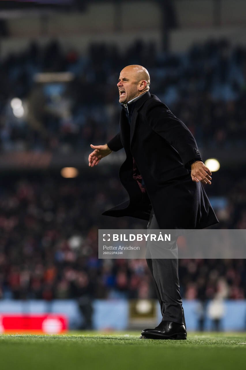 Head coach Miguel Angel Ramirez of Malmö FF