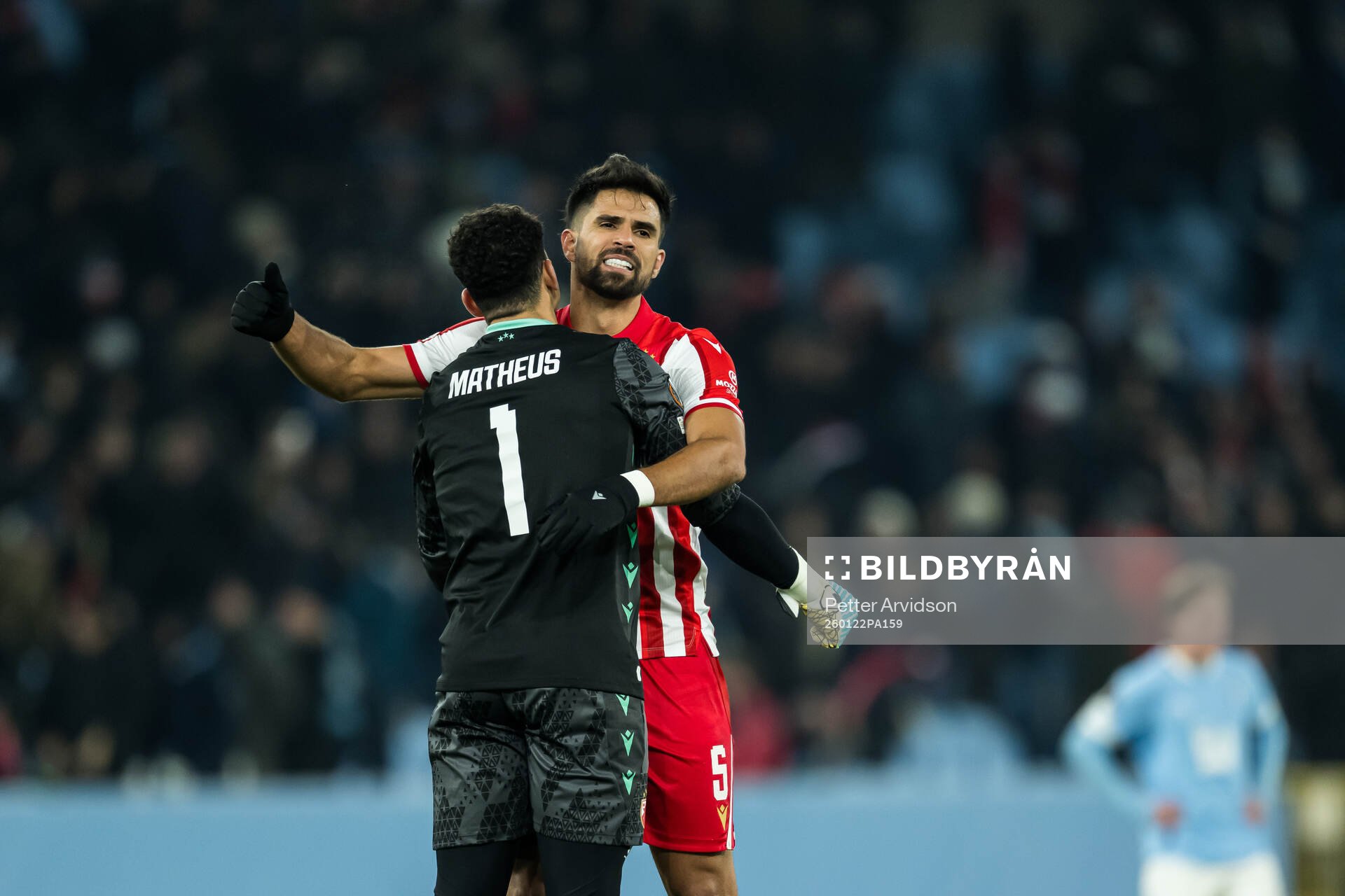 Rodrigao of Crvena Zvezda celebrate