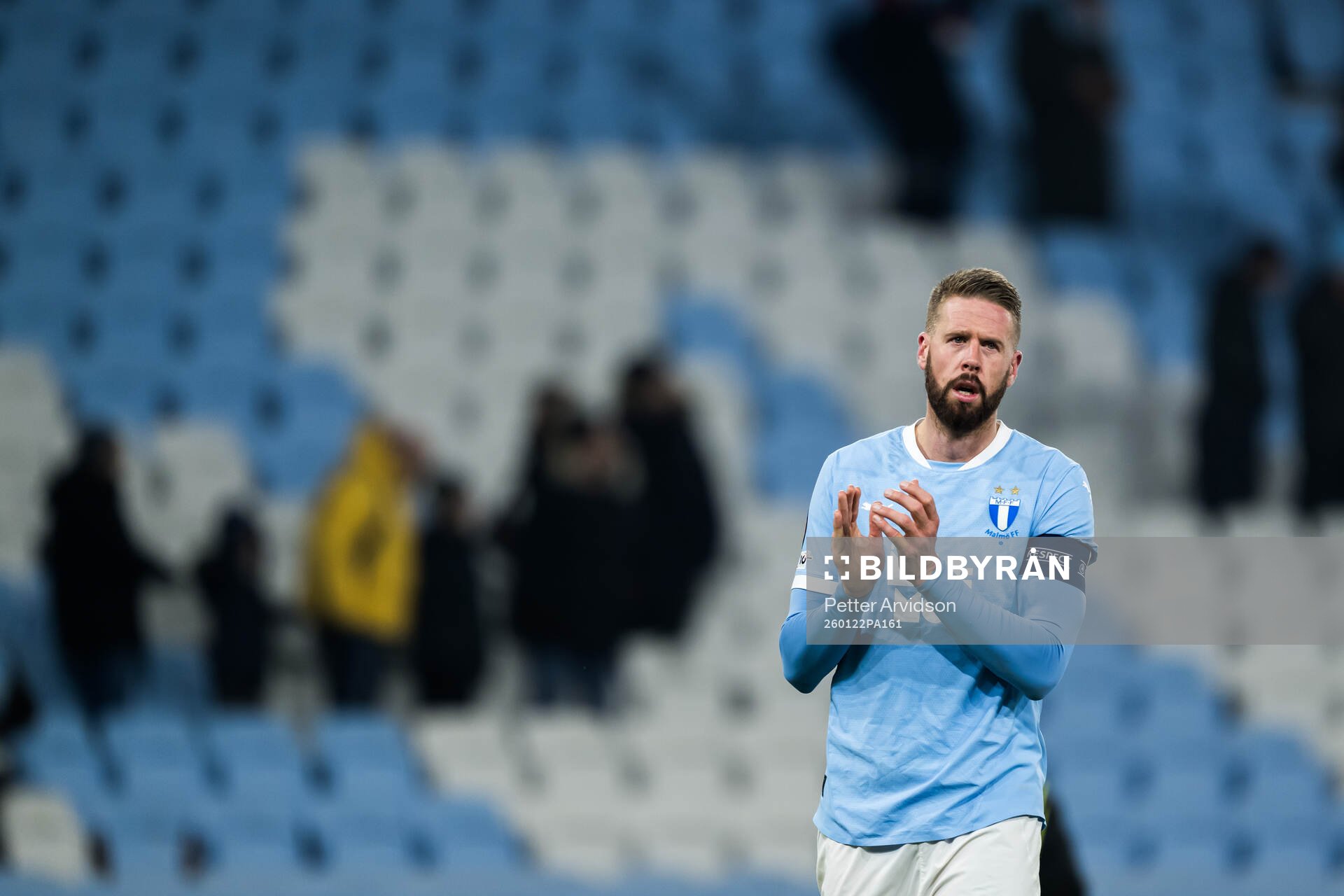 Pontus Jansson of Malmö FF looks dejected