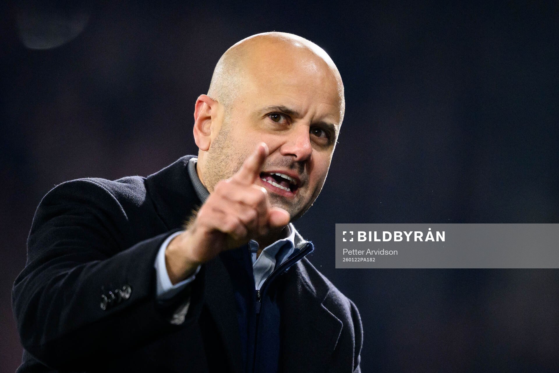 Head coach Miguel Angel Ramirez of Malmö FF