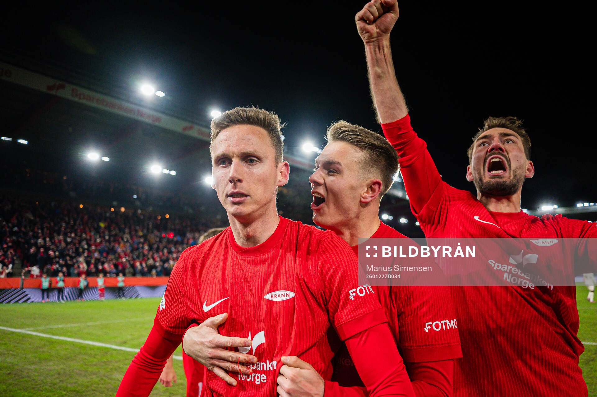 Joachim Soltvedt of Brann celebrates