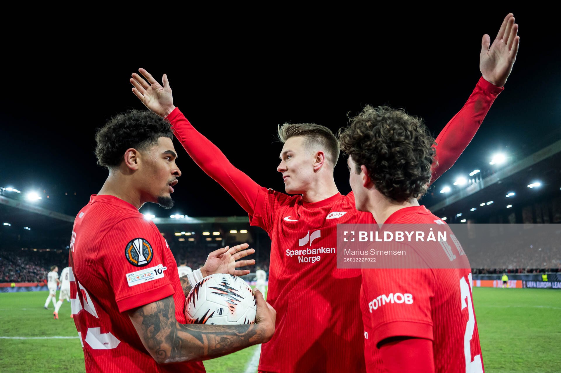 Emil Kornvig of Brann celebrates