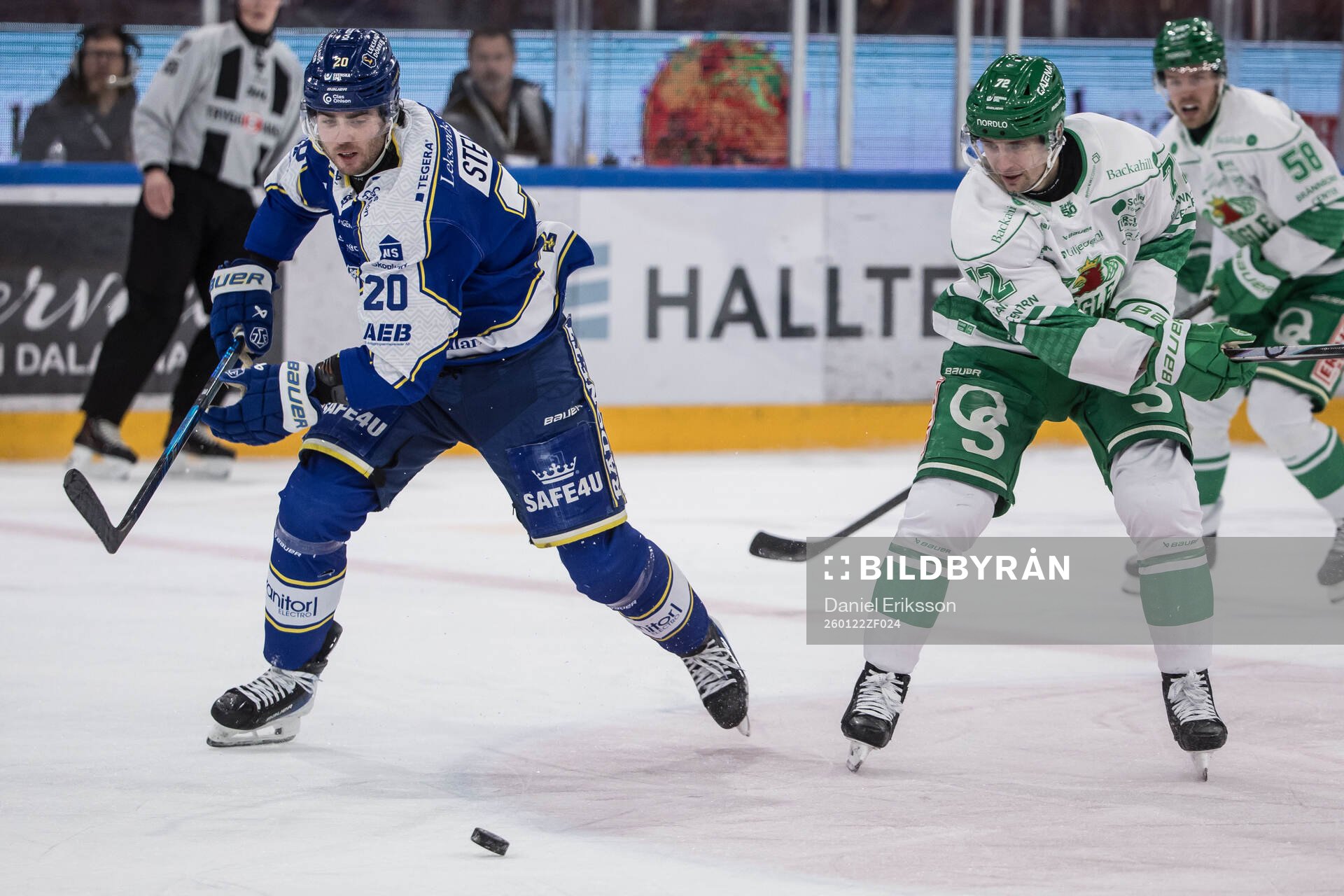 Leksands Nolan Stevens och Rögles Felix Nilsson