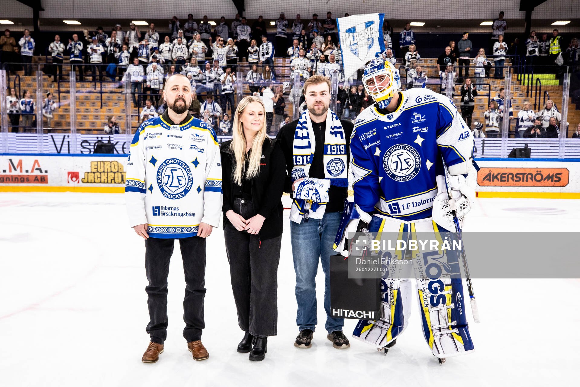 Leksands målvakt Marcus Gidlöf utsedd till matchens lirare