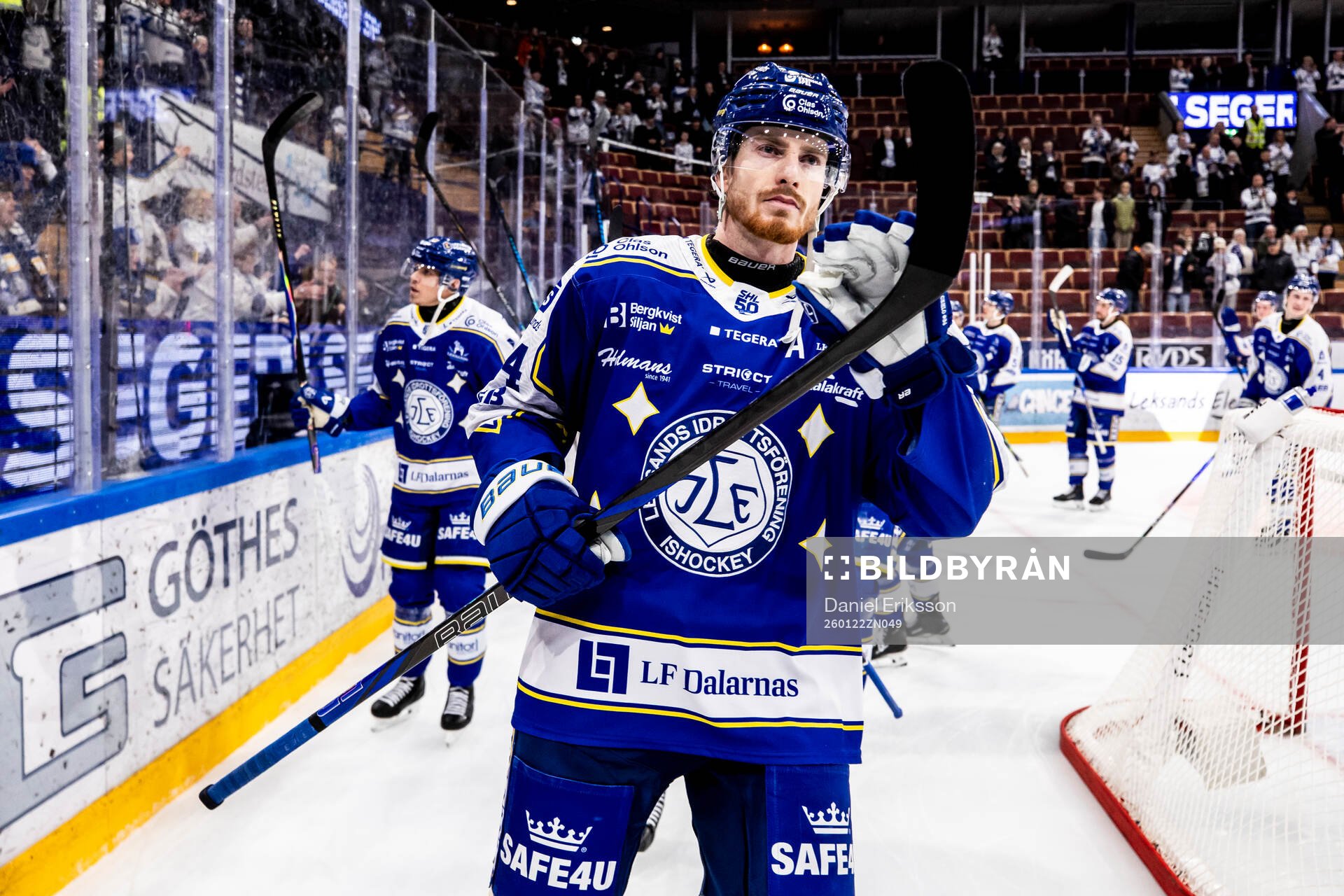 Leksands Peter Cehlarik jublar