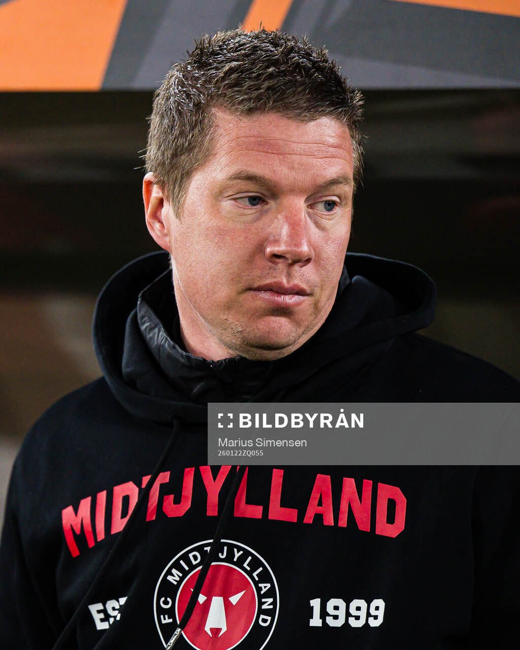 Head coach Mike Tullberg of Midtjylland