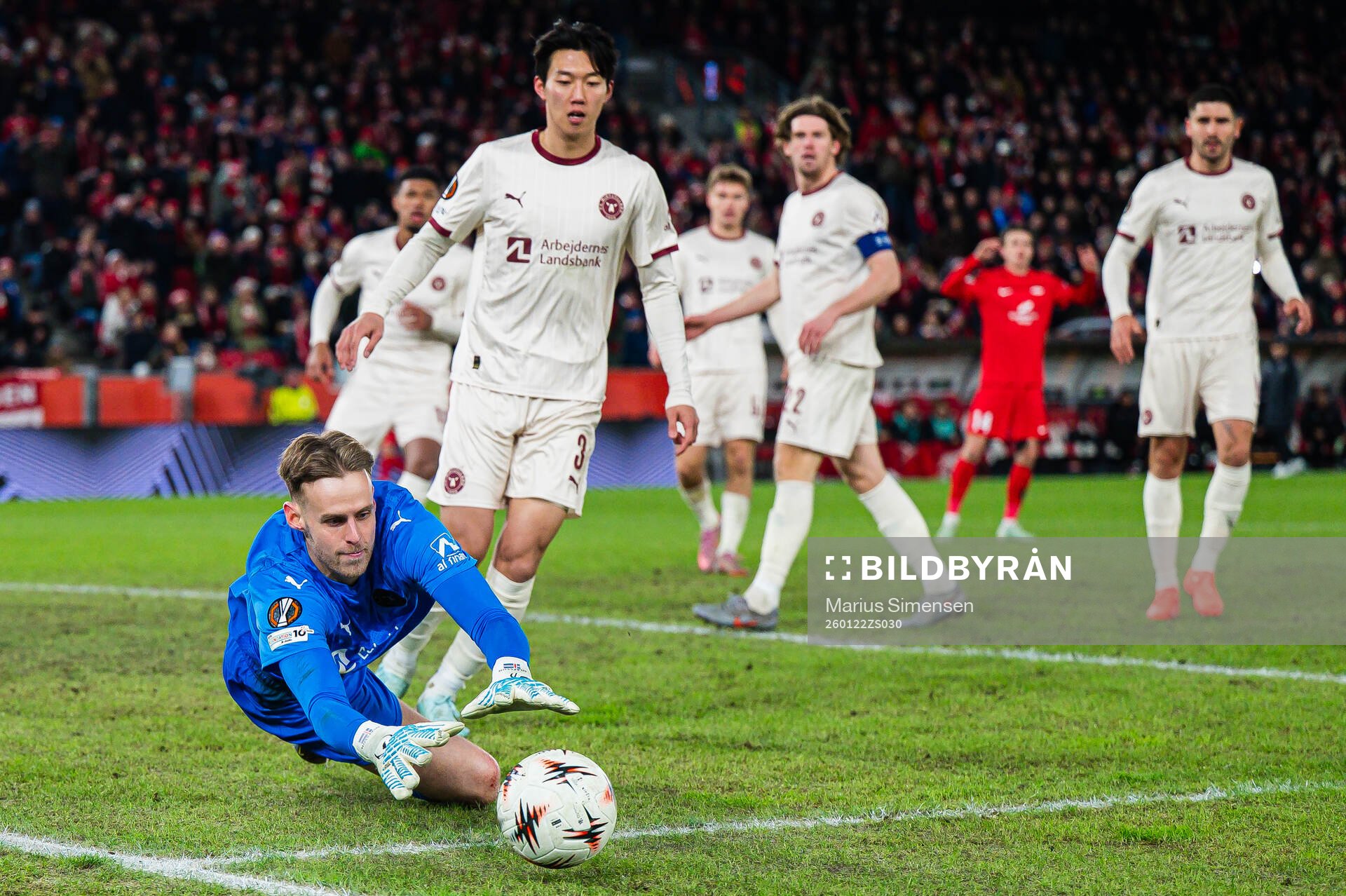 Goalkeeper Elias Rafn Ólafsson of Midtjylland