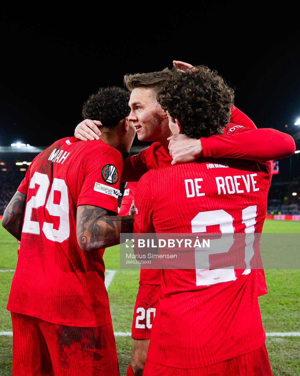 Emil Kornvig of Brann celebrates