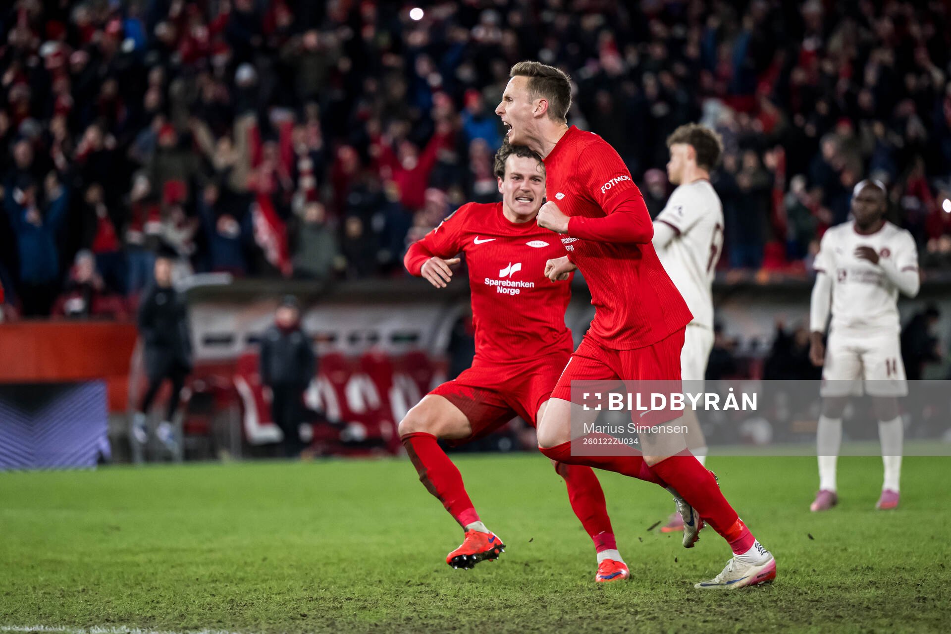 Joachim Soltvedt of Brann celebrates