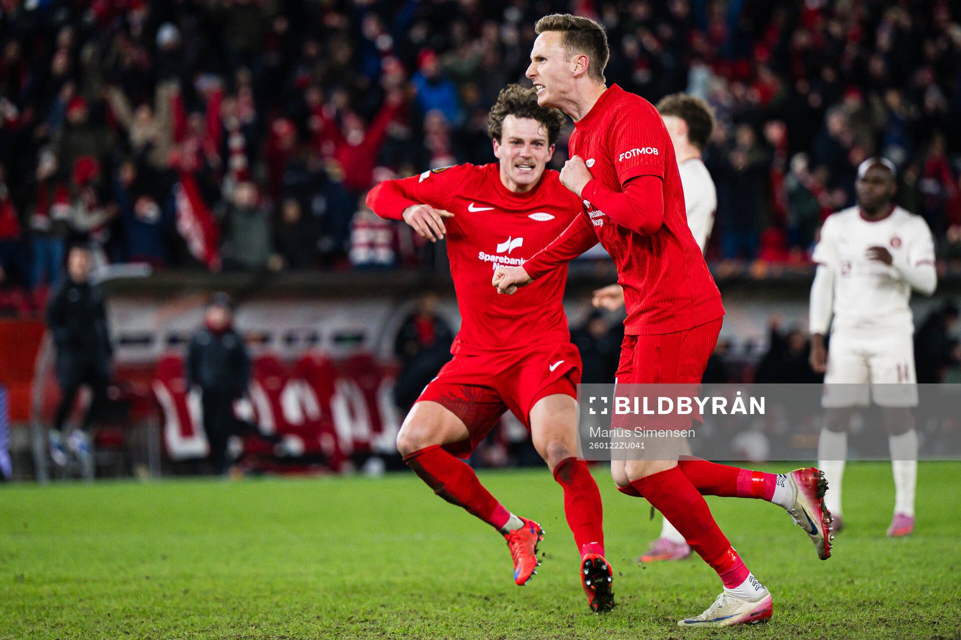 Joachim Soltvedt of Brann celebrates