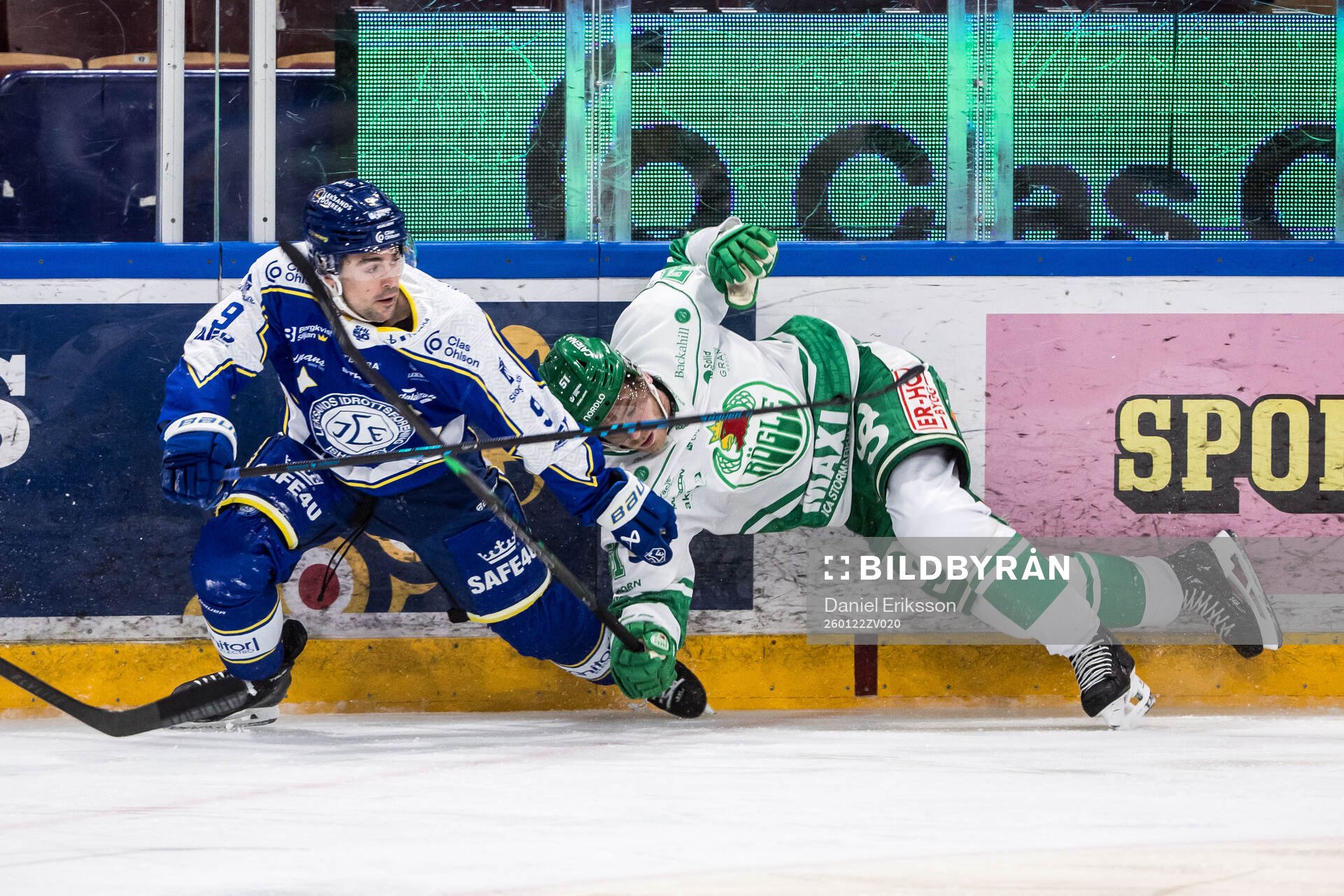Leksands Gabriel Fortier och Rögles Calle Själin