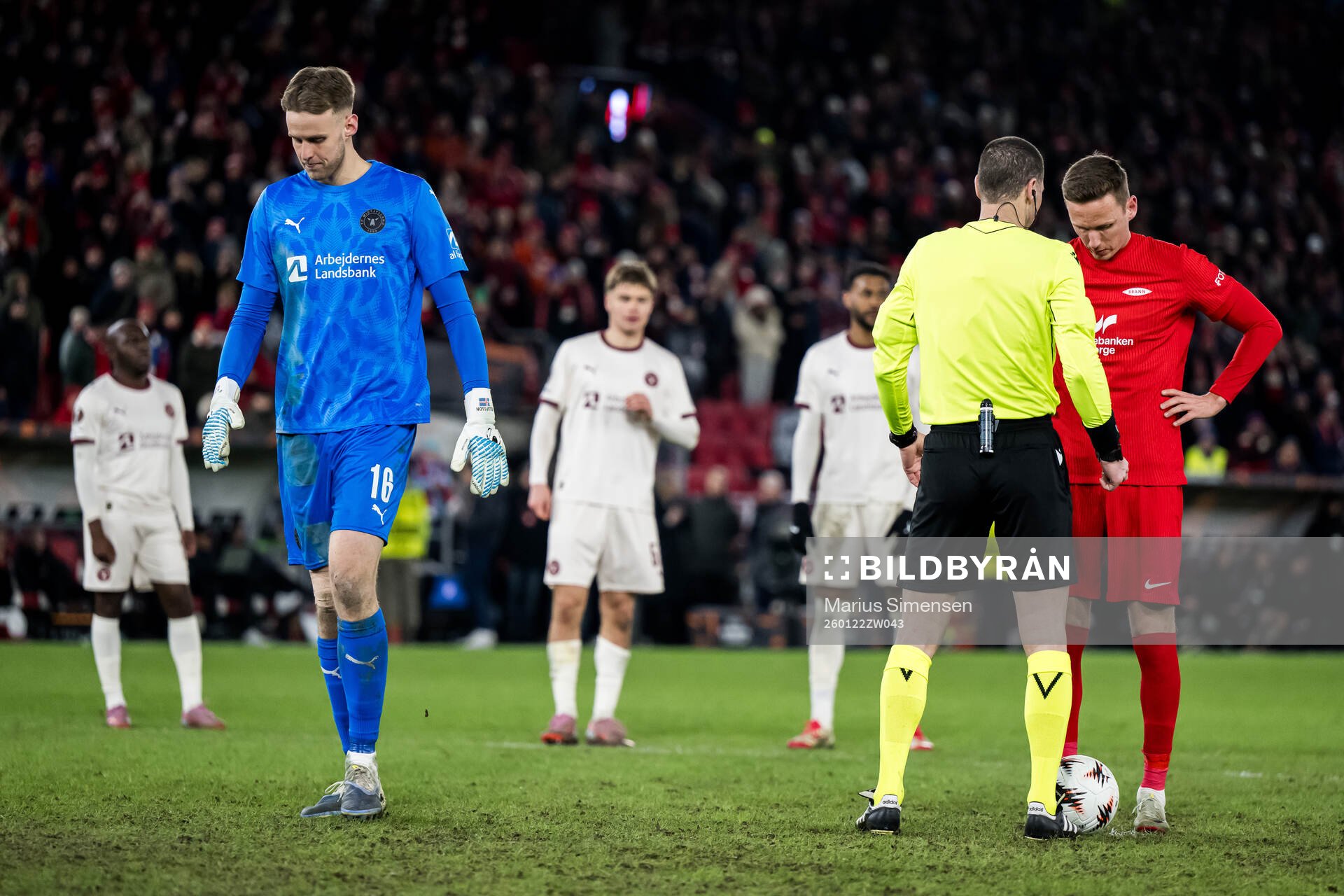 Goalkeeper Elias Rafn Ólafsson of Midtjylland