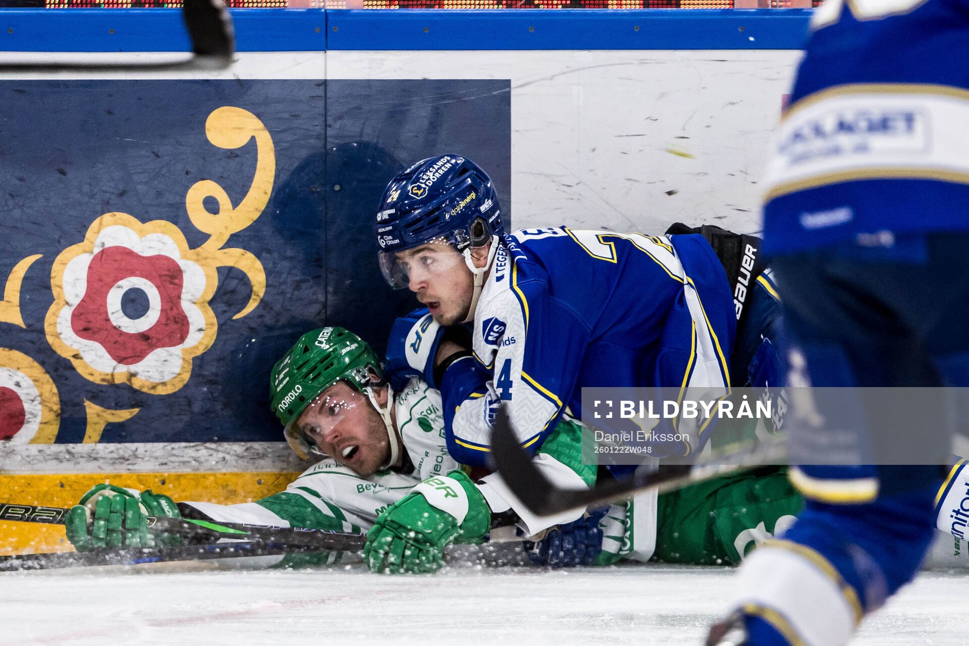 Rögles Filip Johansson och Leksands Arvid Eljas
