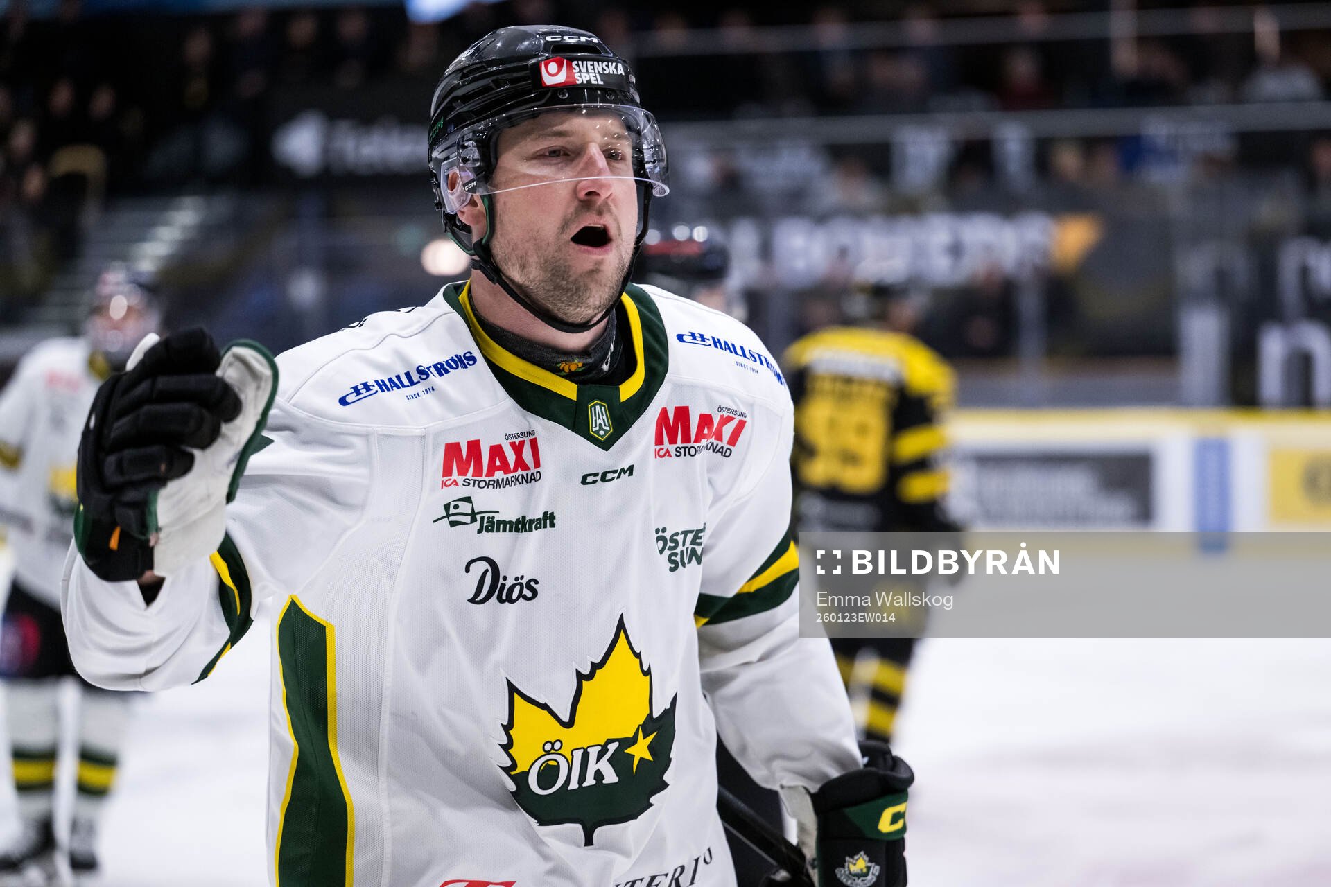 Östersunds Alexander Anderberg jublar