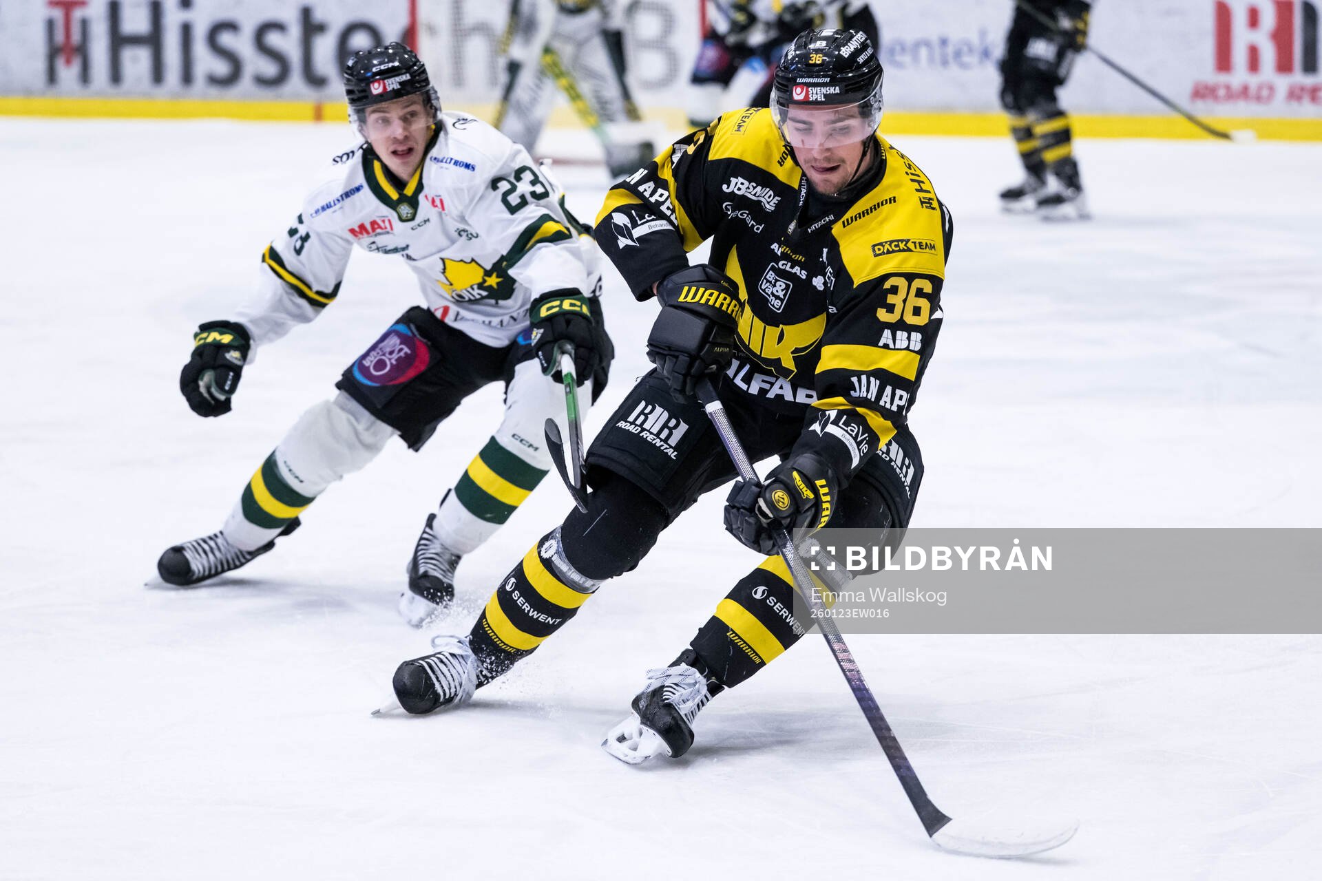 Östersunds Albert Sjöberg och Västerås Olle Norberg