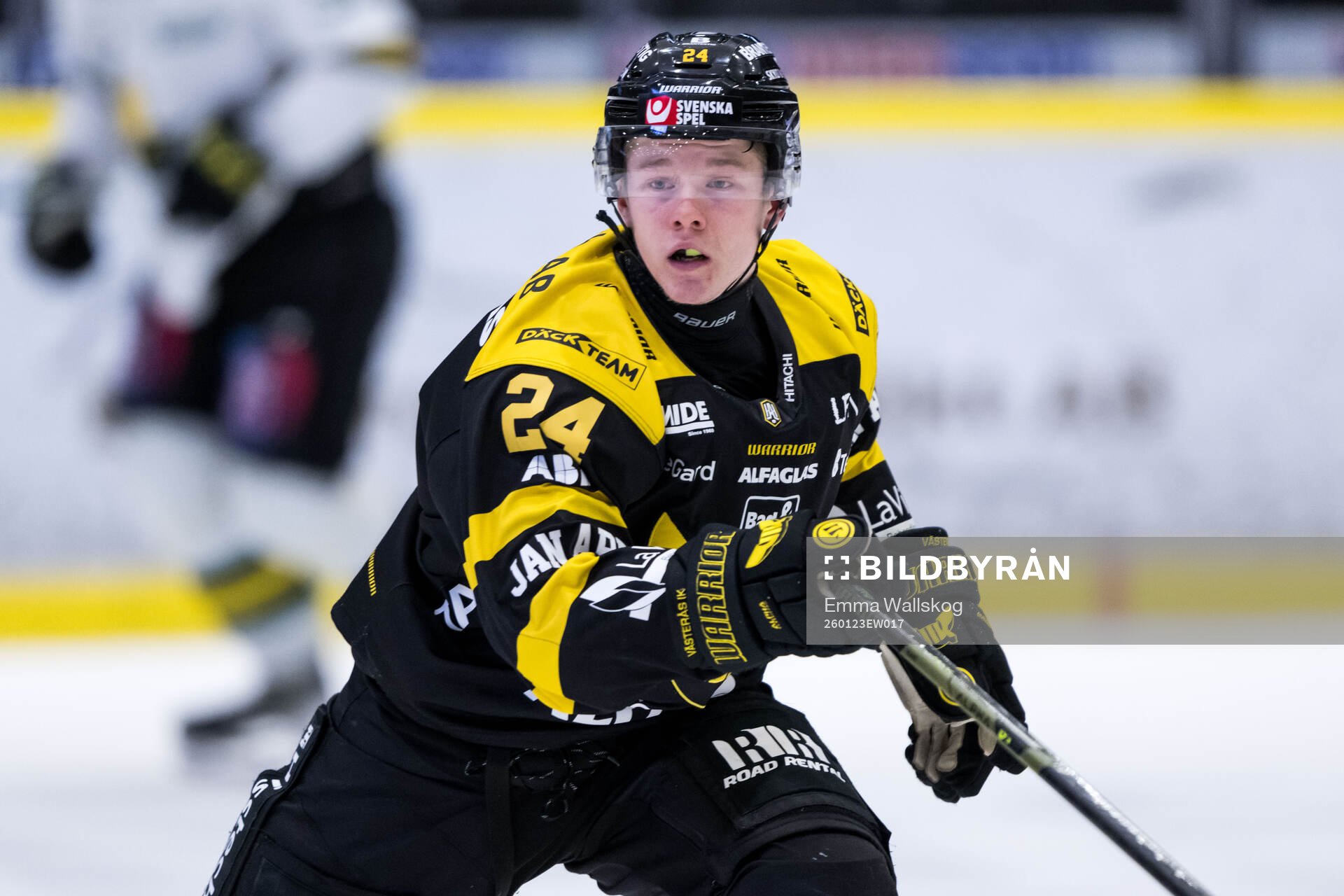 Under ishockeymatchen i Hockeyallsvenskan mellan Västerås