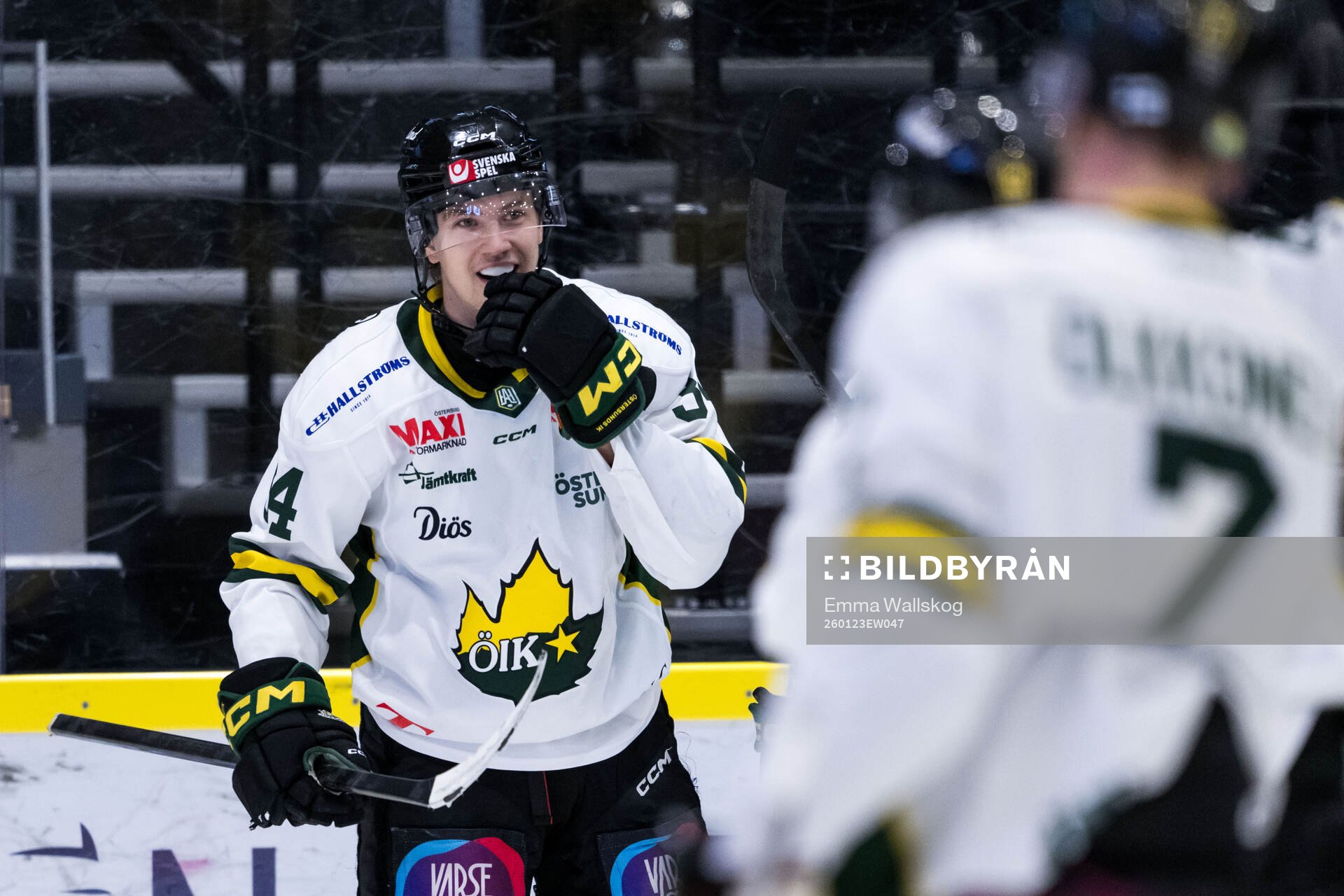 Östersunds Filip Hesselvall jublar