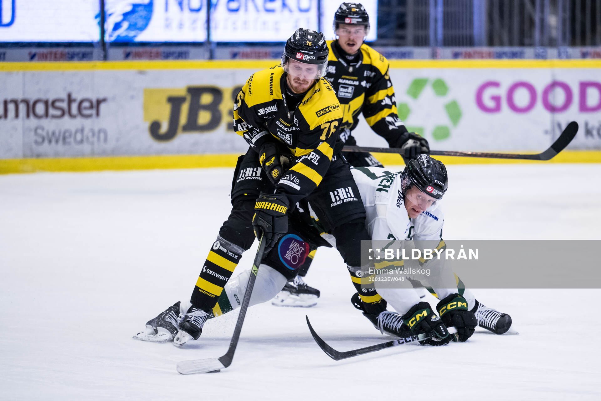 Västerås Oskar Kvist och Östersunds Joel Olkkonen