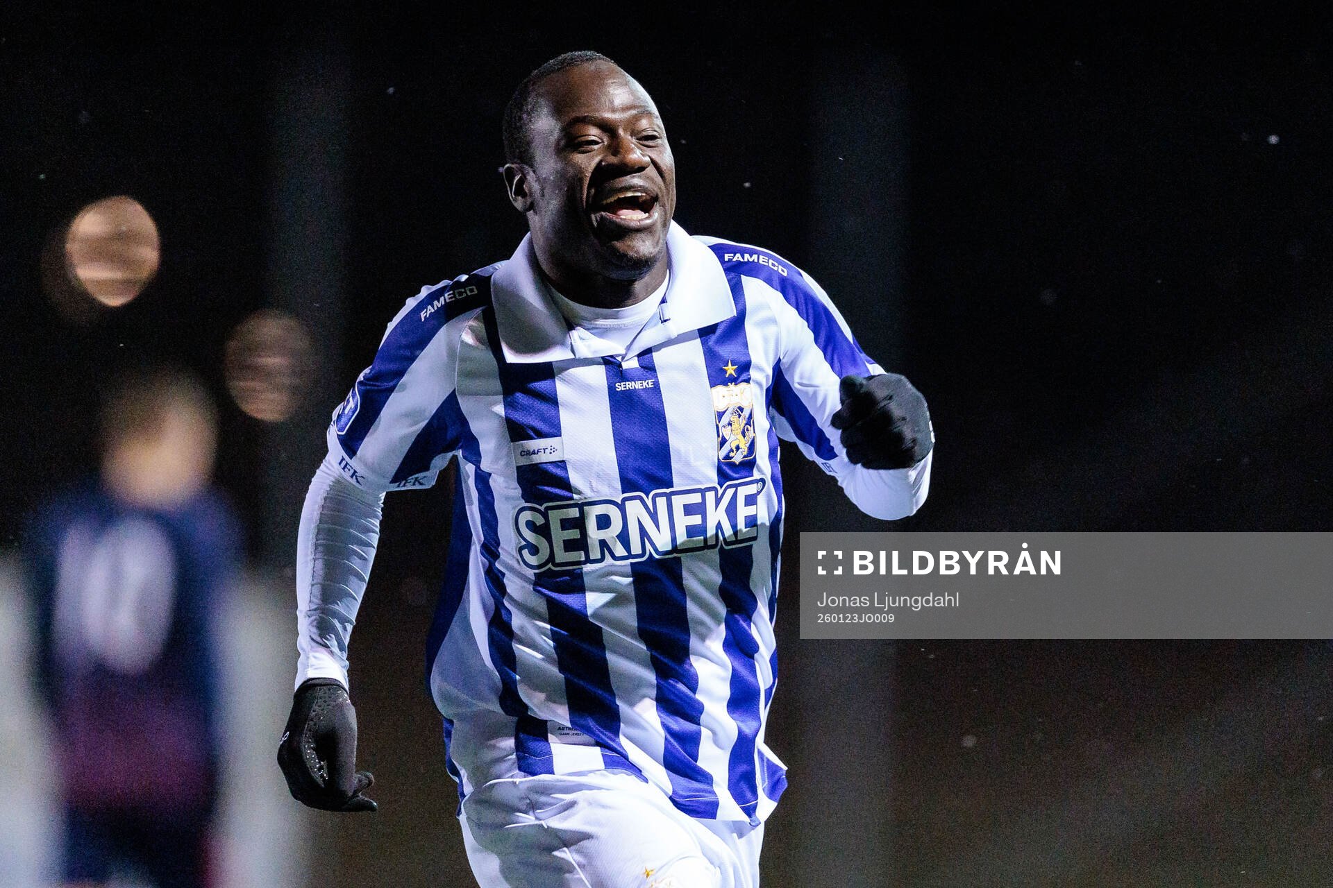 IFK Göteborgs Saidou Alioum Moubarak jublar