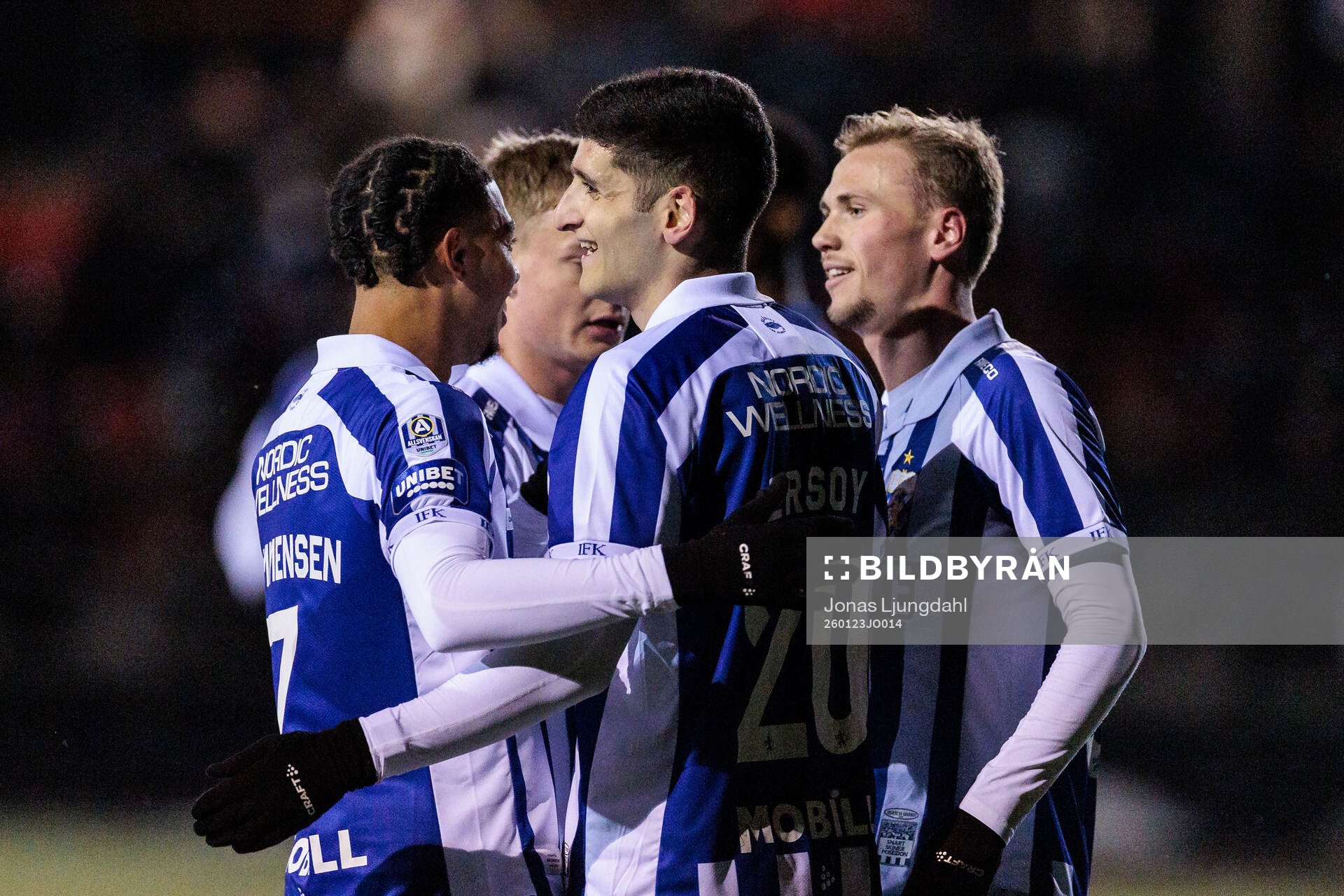 IFK Göteborgs Sebastian Clemmensen och Gabriel Ersoy jublar