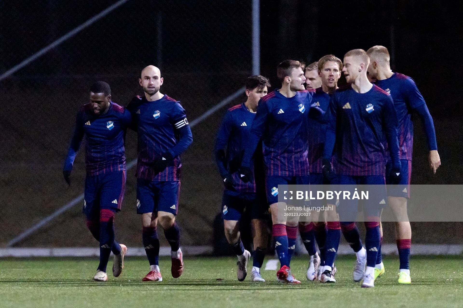 Östers IFs Christian Kouakou och Sebastian Starke Hedlund