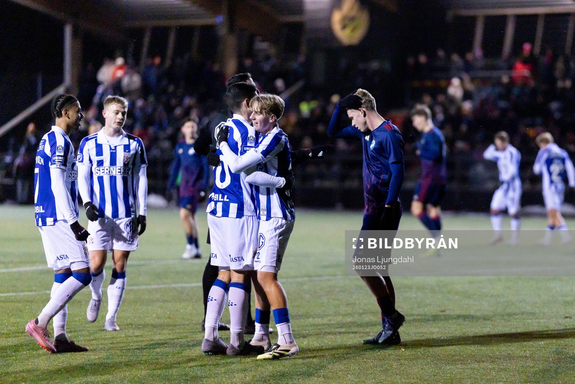 IFK Göteborgs Gabriel Ersoy och Oliver Månsson jublar