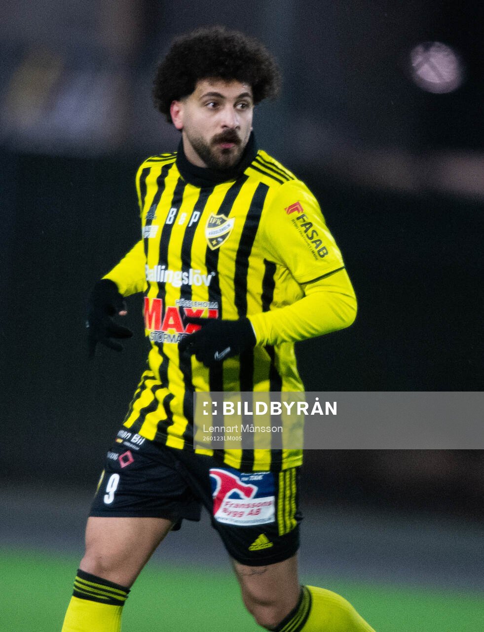 IFK Hässleholms Waseem Jaflehi träningsmatchen mellan IFK