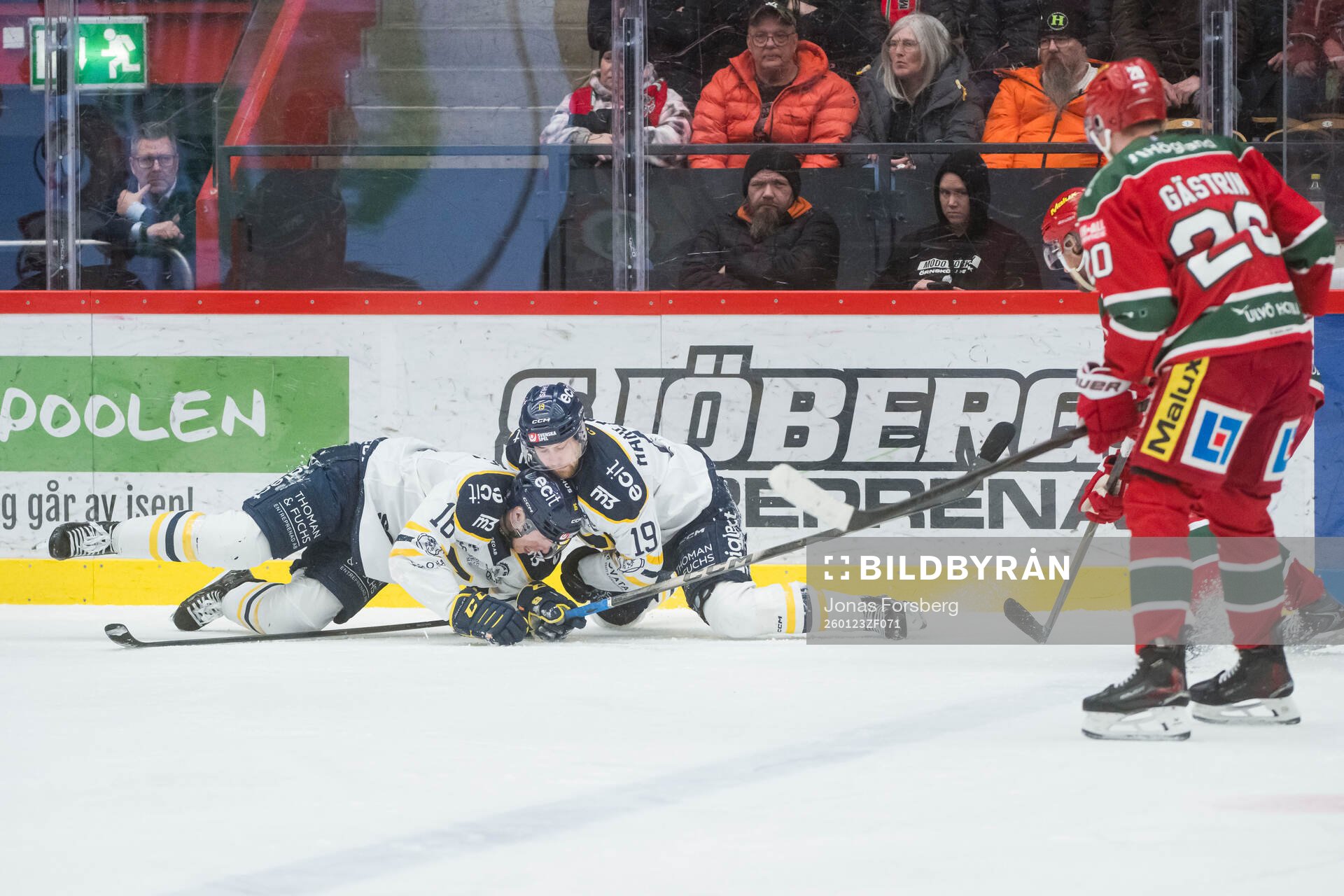 Södertäljes Filip Engarås och Hampus Harlestam