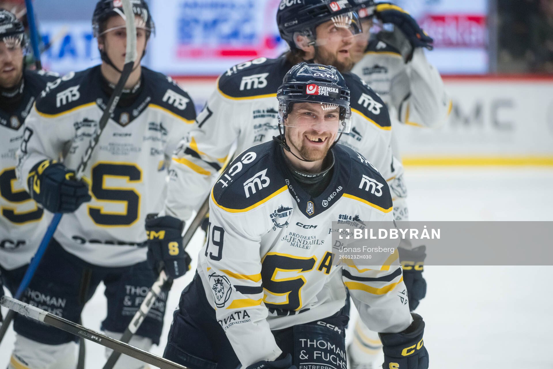 Södertäljes Hampus Harlestam jublar