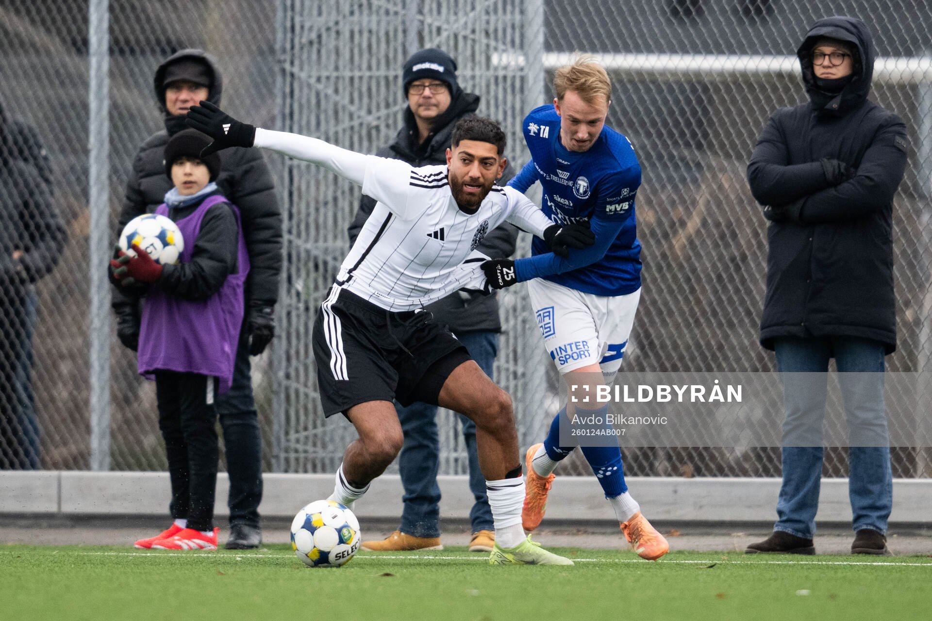 Landskronas Rassa Rahmani och Trelleborgs Elliot Löfberg