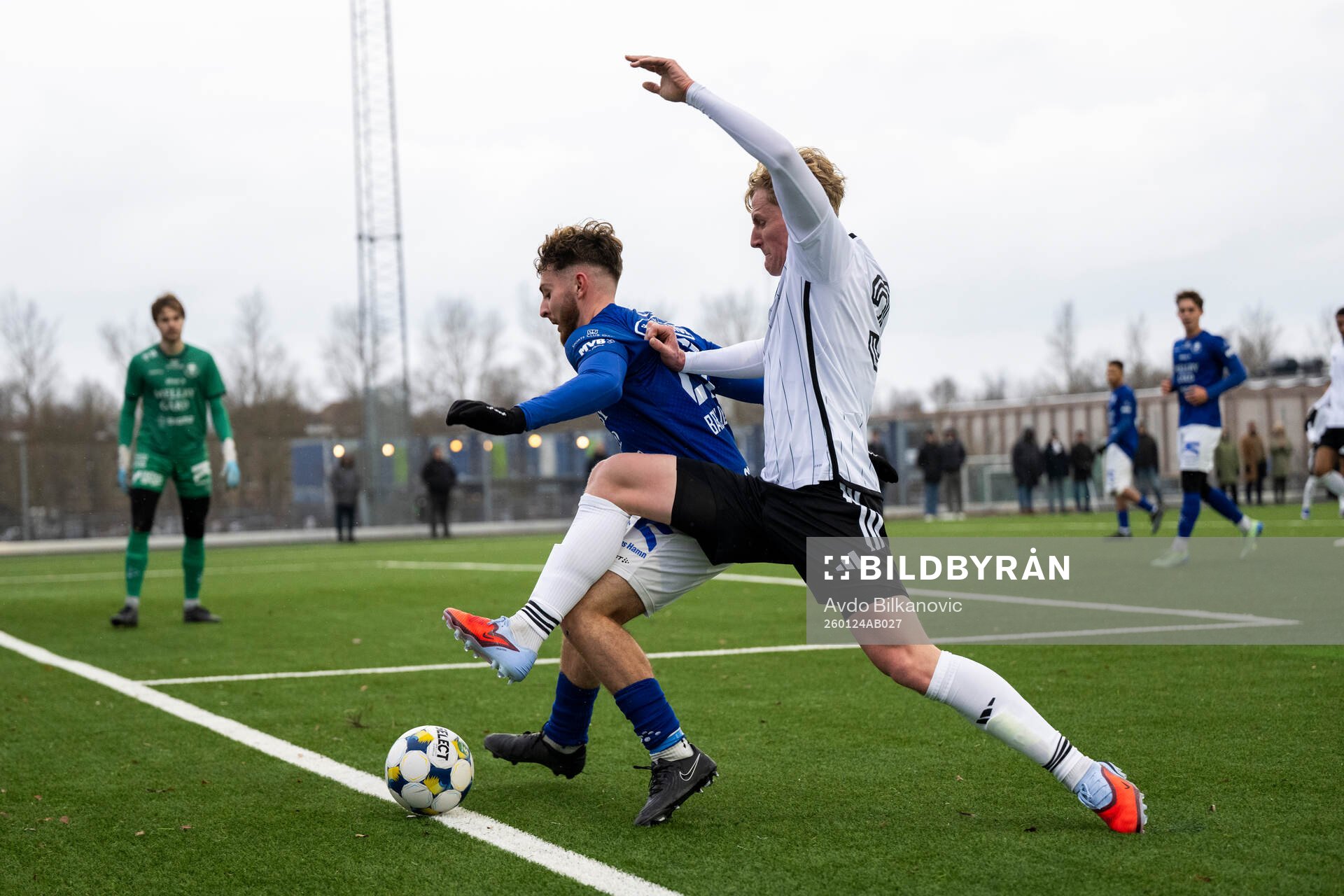 Landskronas Gustaf Westström och Trelleborgs Alexander