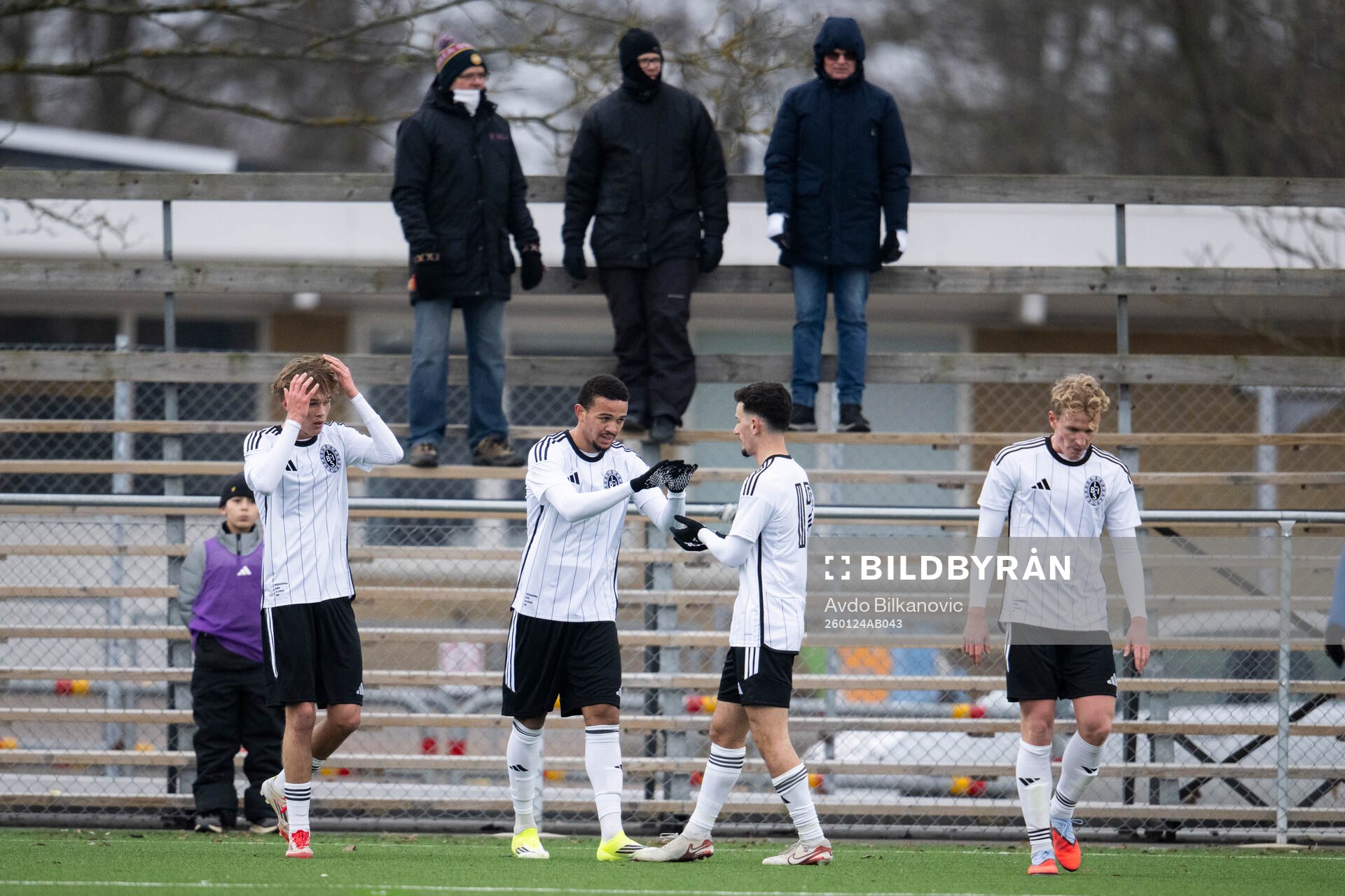 Landskronas Cameron Streete jublar