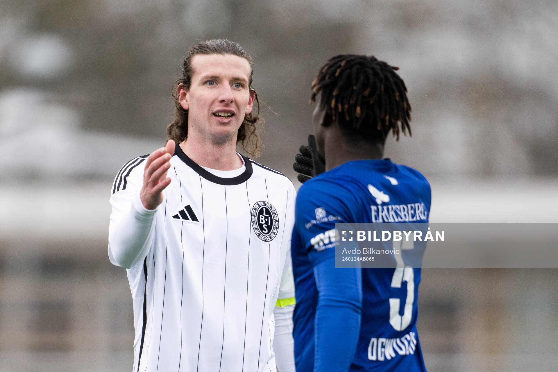 Landskronas Andreas Murbeck och Trelleborgs Abel Ogwuche