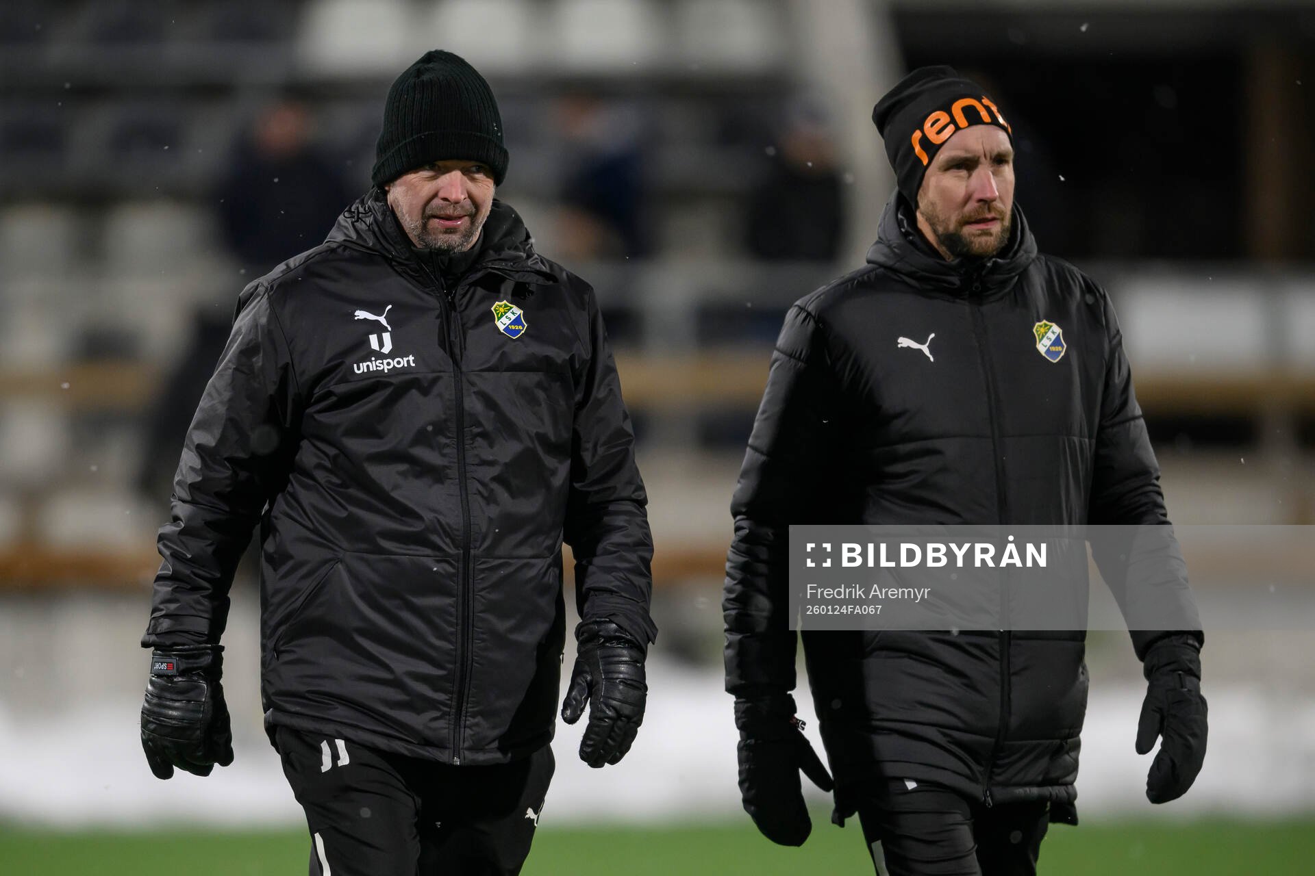 Ljungskiles huvudtränare Joakim Jensen och assisterande