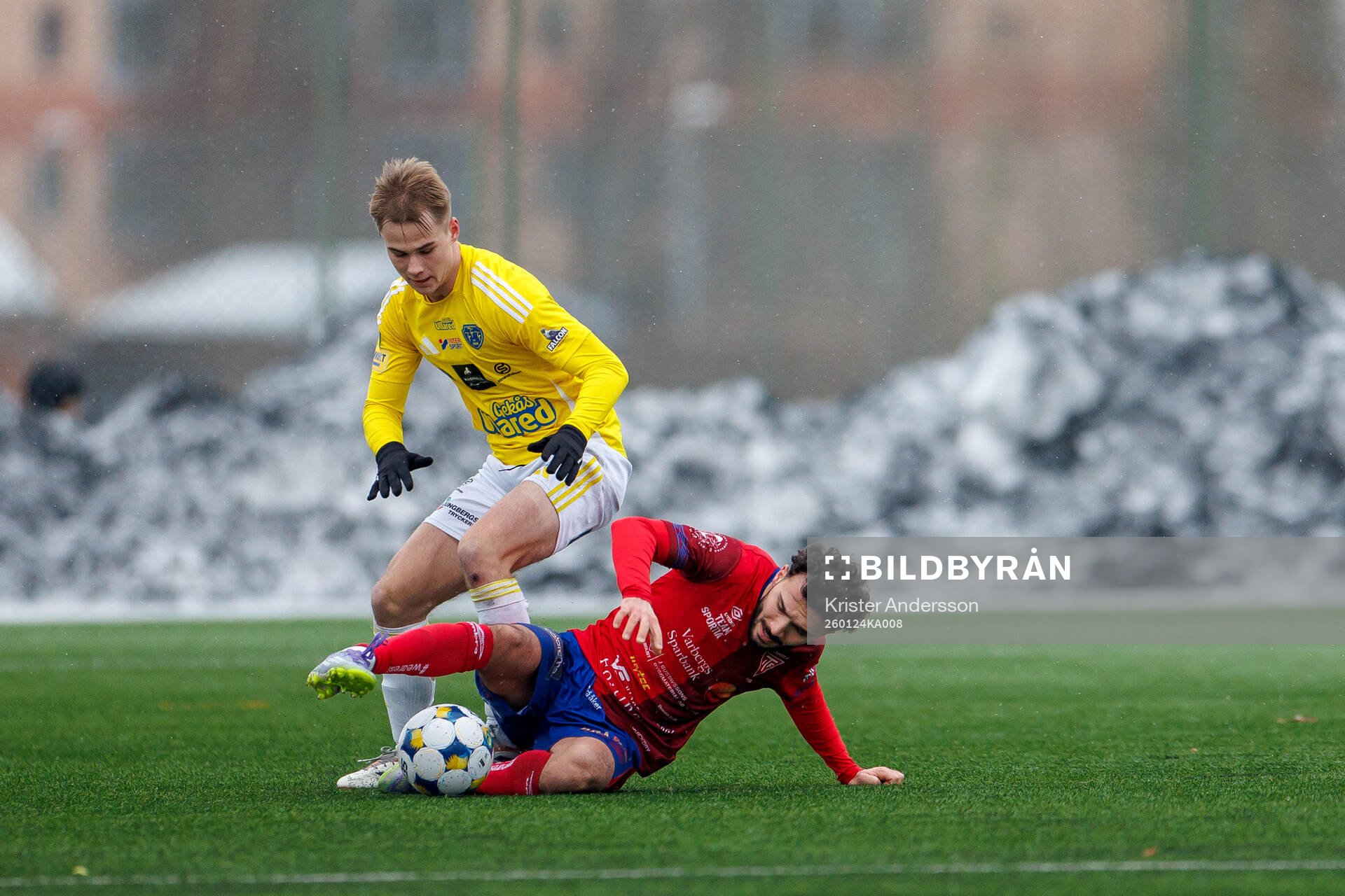 Falkenbergs Noel Lundgren och Tvååkers Mohanad Saeed