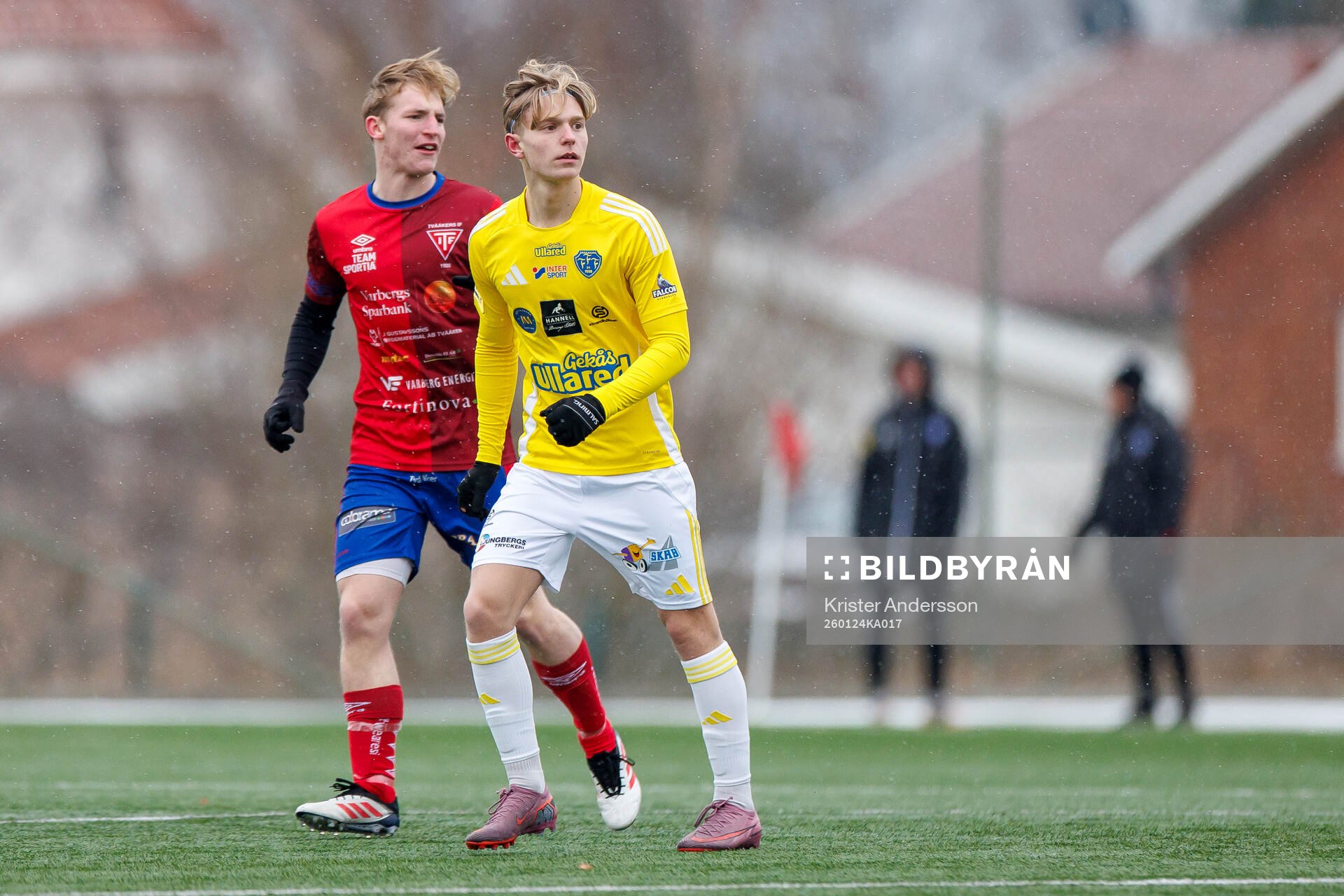 Tvååkers Arvid Södeliden och Falkenbergs Gustav Blücker
