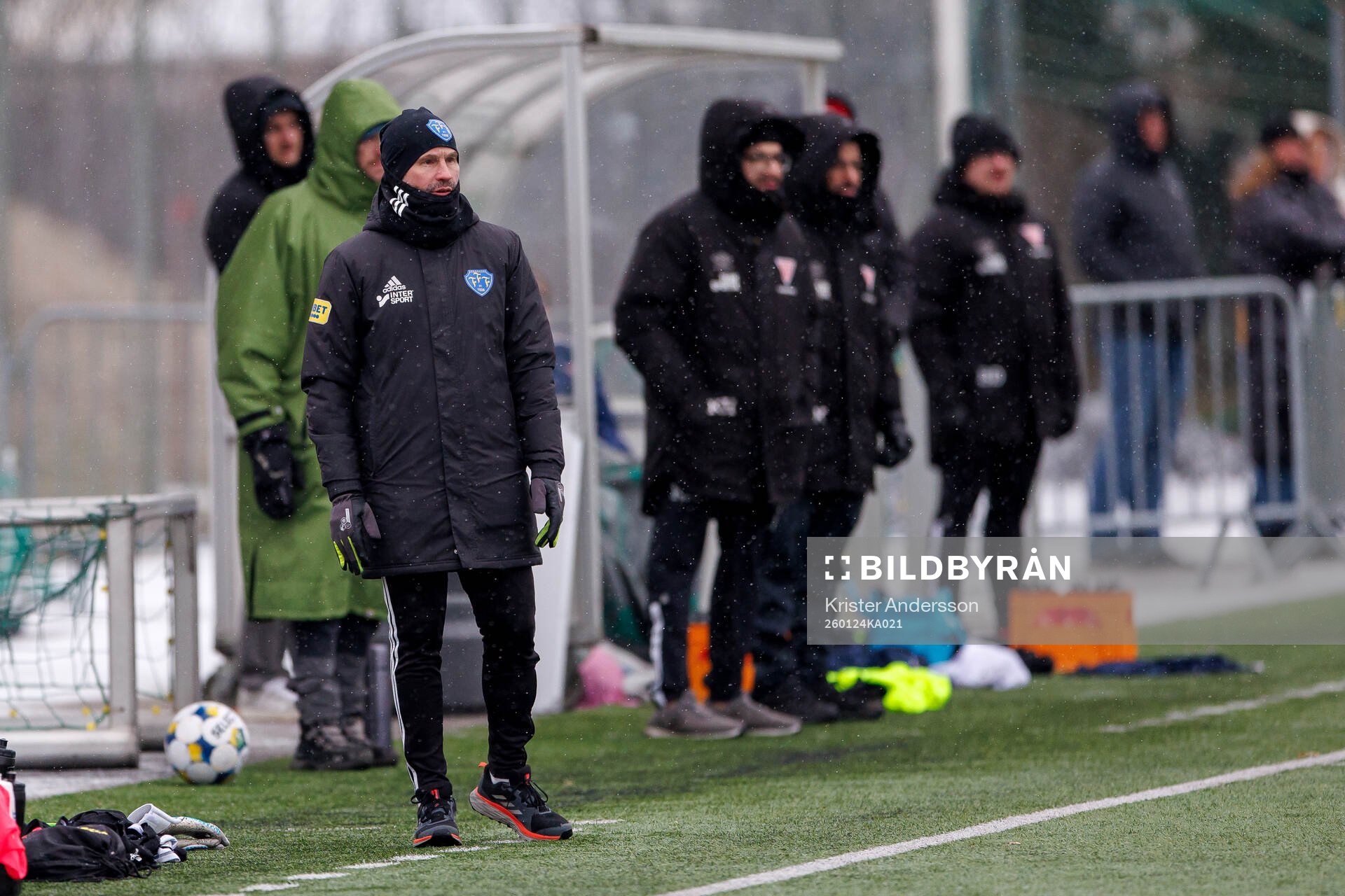 Falkenbergs tränare Christoffer Andersson