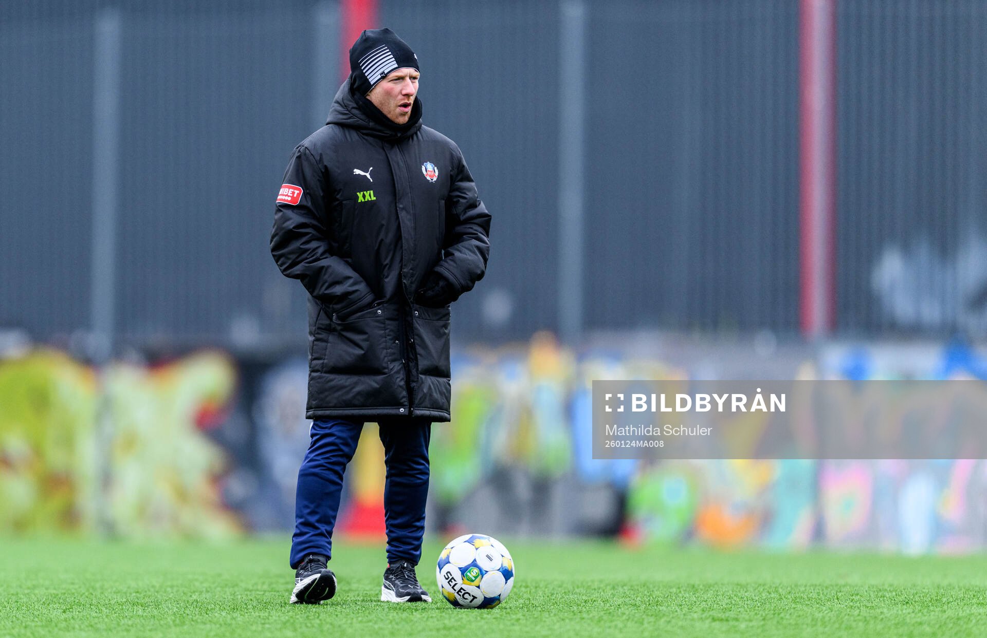 Helsingborgs manager Stevie Grieve