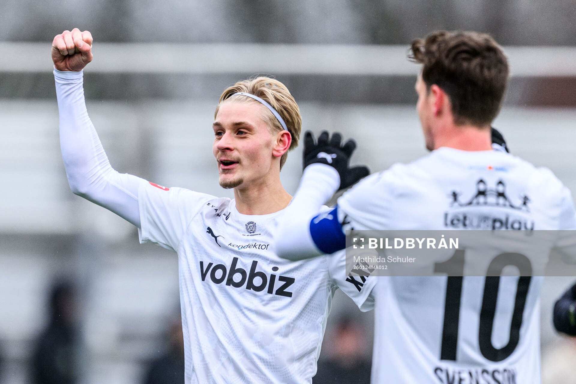 Helsingborgs Leo Hedenberg jublar