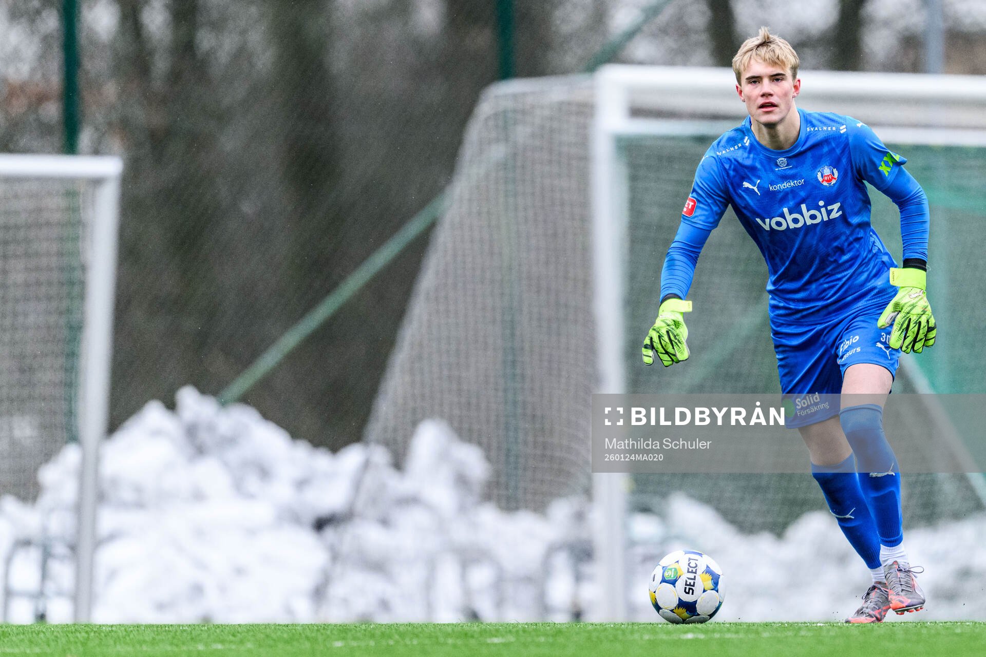 Helsingborgs målvakt Emil Rådahl