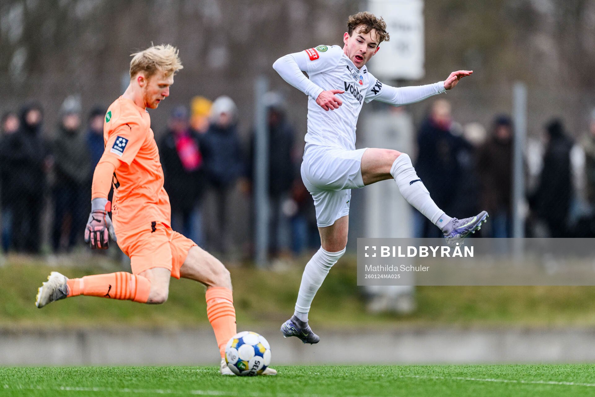 Eskilsminnes målvakt Hampus Pauli och Helsingborgs