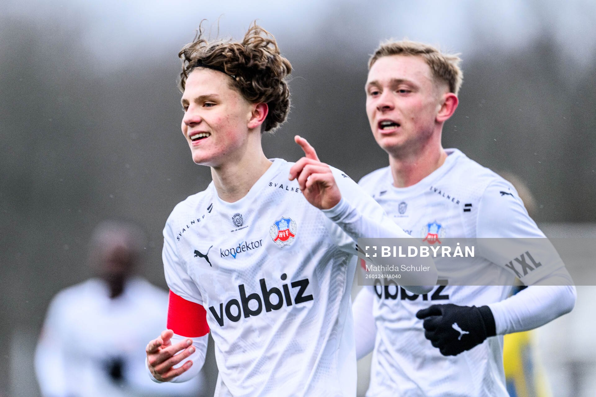 Helsingborgs Lucas Landgren Persson jublar