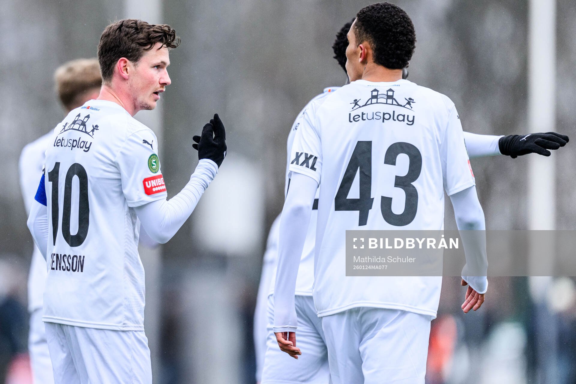 Helsingborgs Max Svensson och Harol Romana
