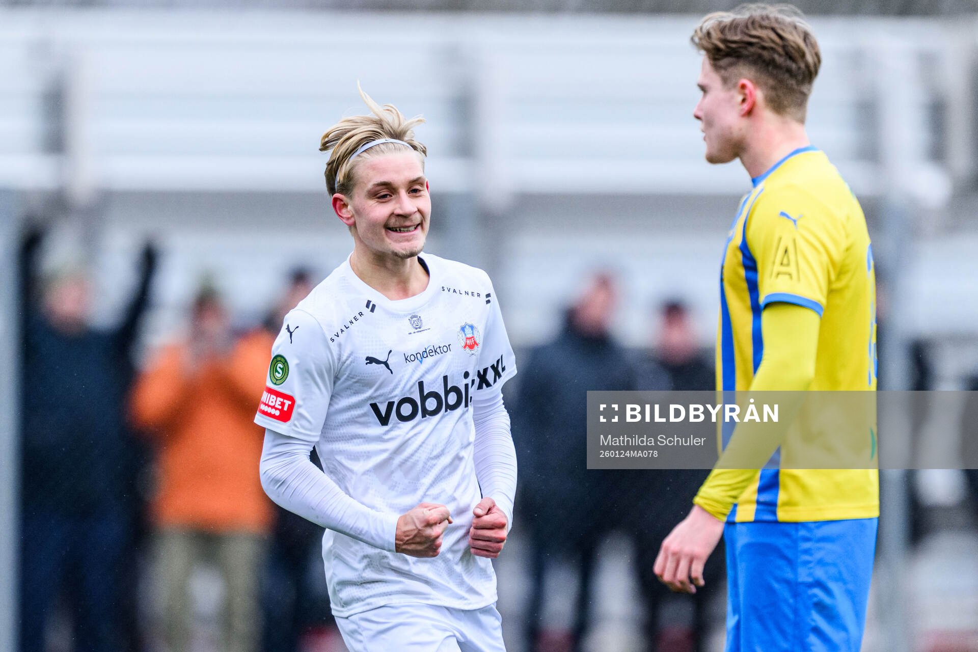 Helsingborgs Leo Hedenberg jublar